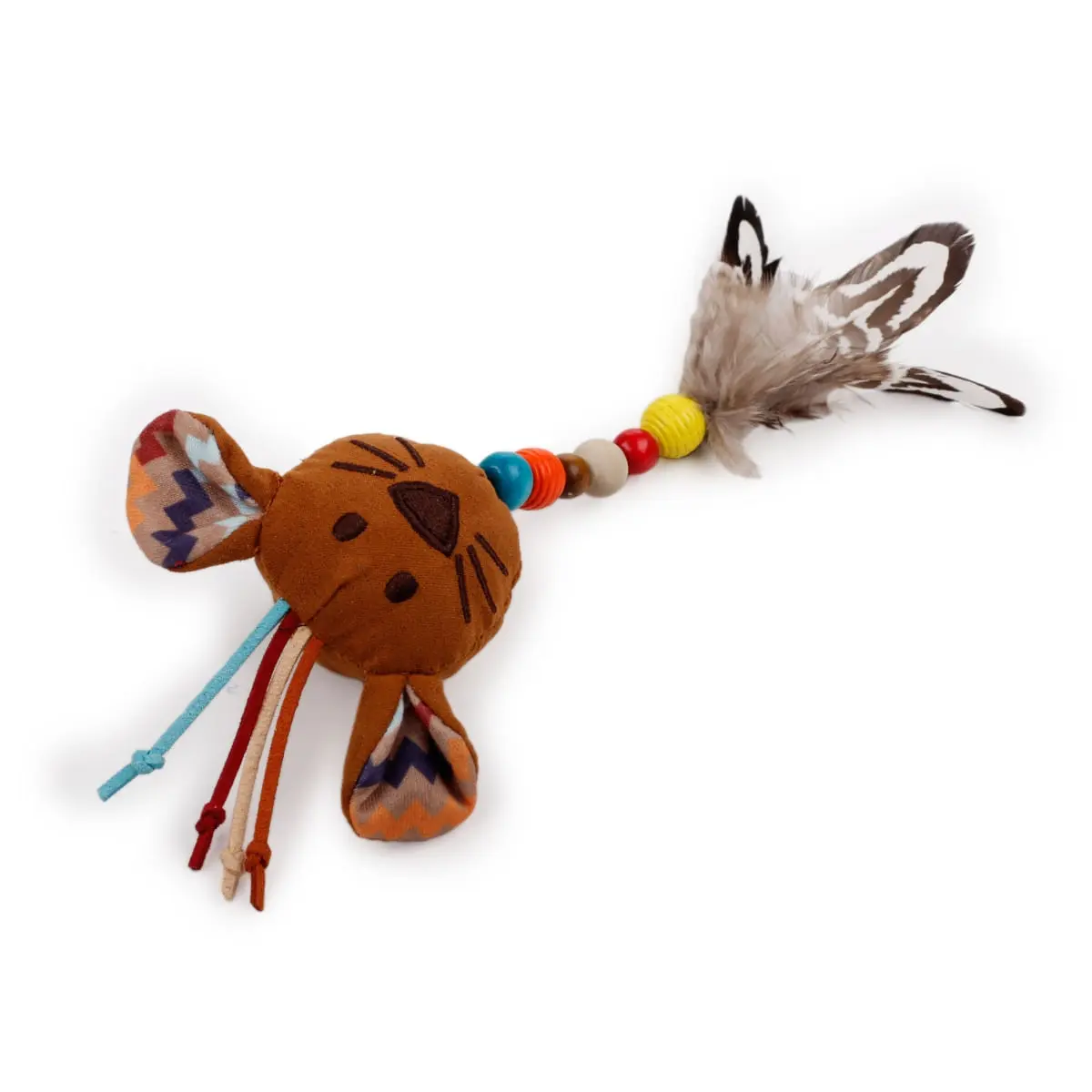 ALL FOR PAWS Dream Catcher cu Soricel, jucarie interactiva pisici, textil, cu sunet, diverse culori