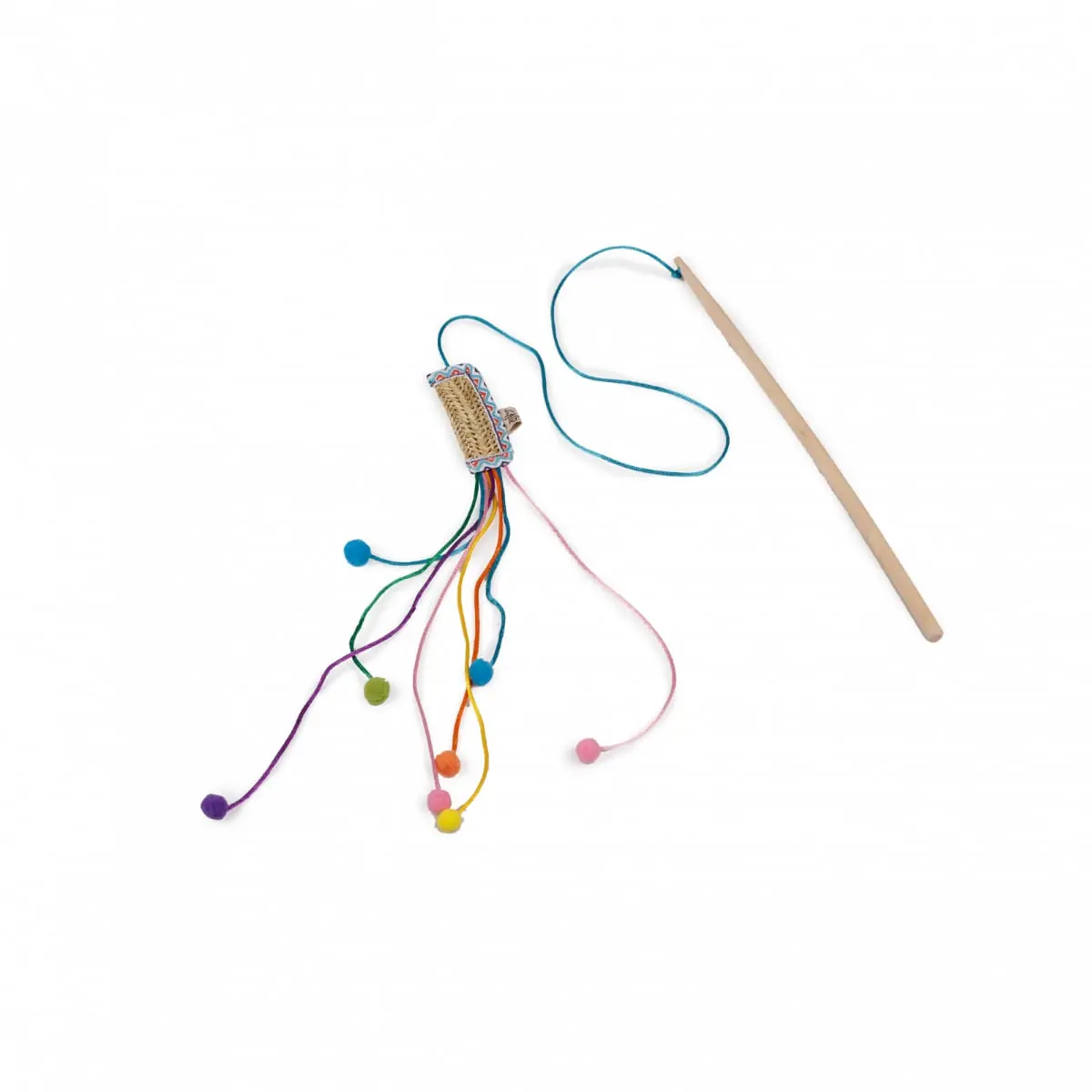 ALL FOR PAWS Whisker Fiesta, jucarie undita pisici, iuta, activitati fizice, multicolor, 48 x 5 x 5 cm - Image 2