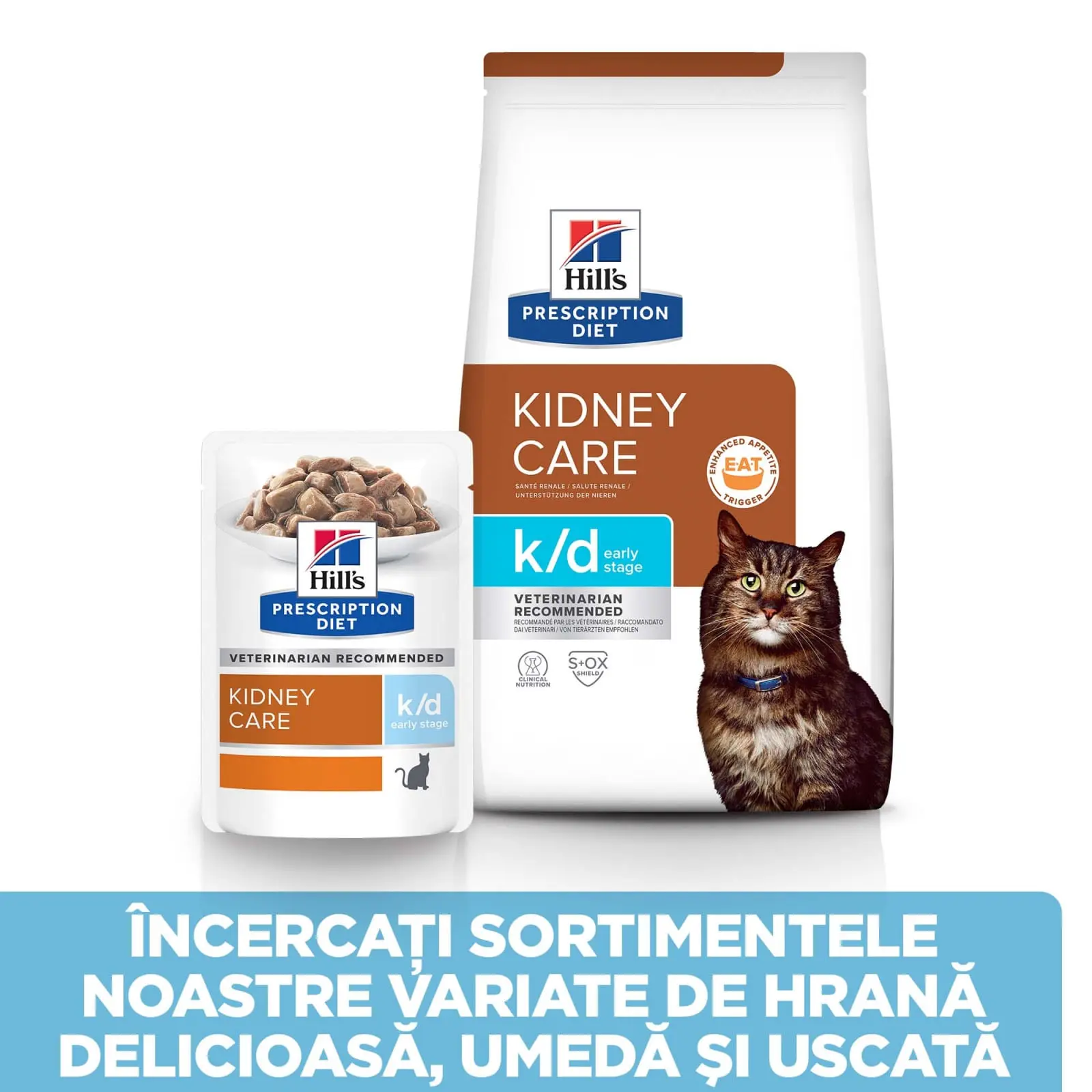 HILL'S Prescription Diet k/d Kidney Care Early Stage, dieta veterinara pisici, hrana uscata, afectiuni renale HILL'S Prescription Diet k/d Kidney Care Early Stage, dieta veterinara pisici, hrana uscata, sistem renal, 3kg - Image 10