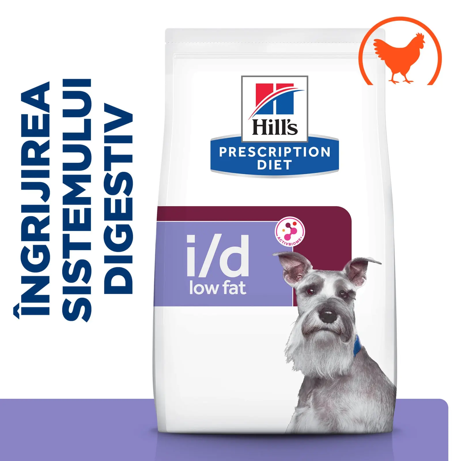 HILL'S Prescription Diet i/d Digestive Care Low Fat, Pui, dieta veterinara caini, hrana uscata, sensibilitati digestive HILL'S Prescription Diet i/d Digestive Care Low Fat, Pui, dieta veterinara caini, hrana uscata, sistem digestiv, 4kg - Image 10