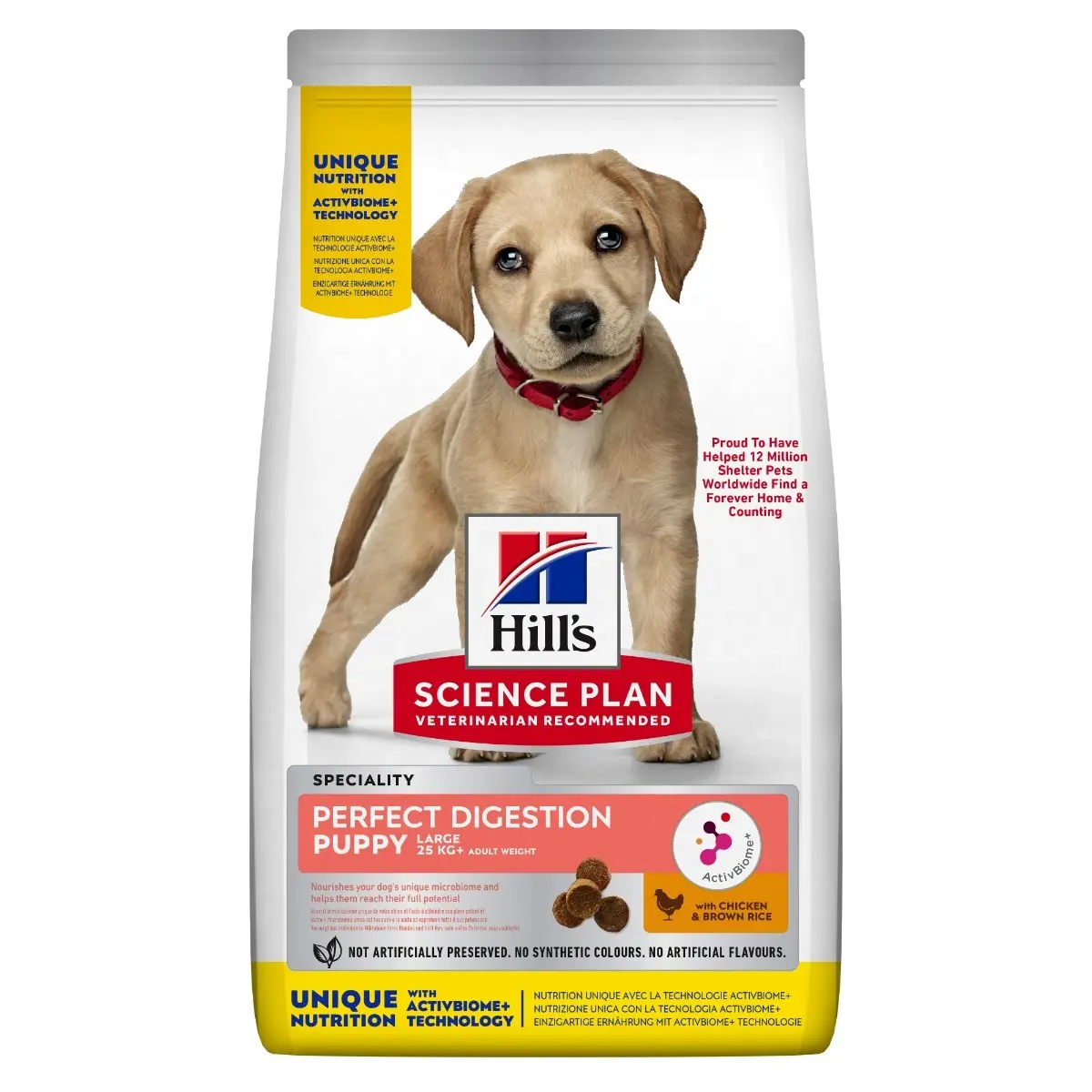 HILL'S Science Plan Perfect Digestion Puppy L-XL, hrana uscata caini junior, sistem digestiv, 2.5kg - Image 4