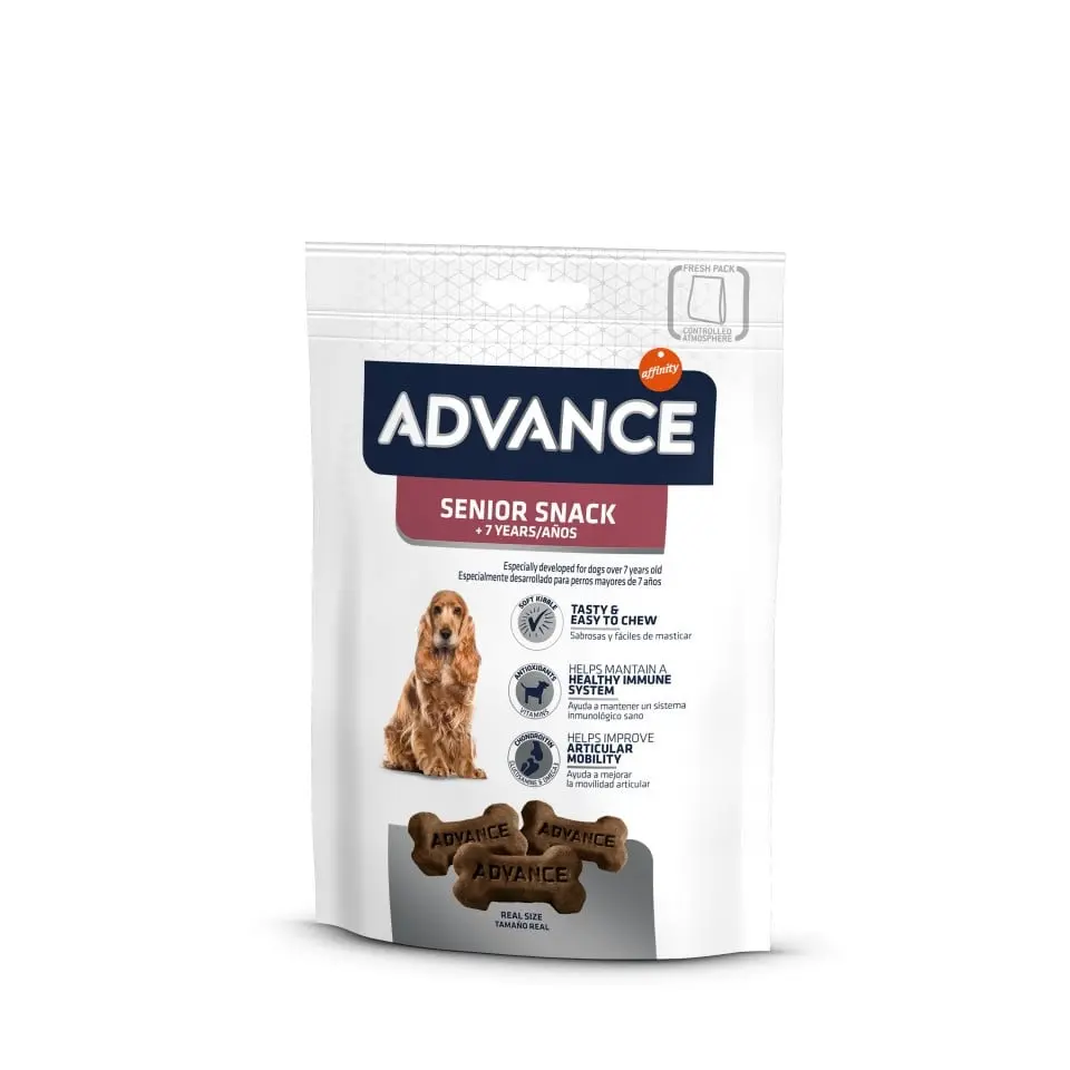 ADVANCE Senior +7 Snack, recompense caini senior, 150g