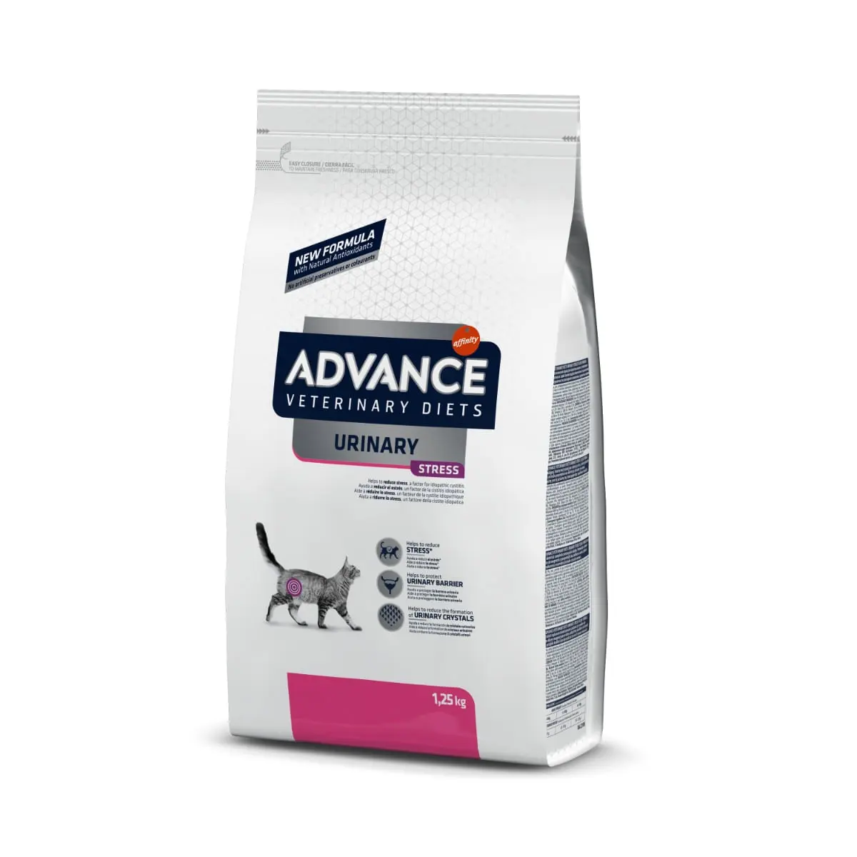 ADVANCE Veterinary Diets Cat Urinary Stress, dieta veterinara, hrana uscata pisici, afectiuni urinare ADVANCE Veterinary Diets Urinary Stress, dieta veterinara pisici, hrana uscata, sistem urinar, 1.25kg - Image 2