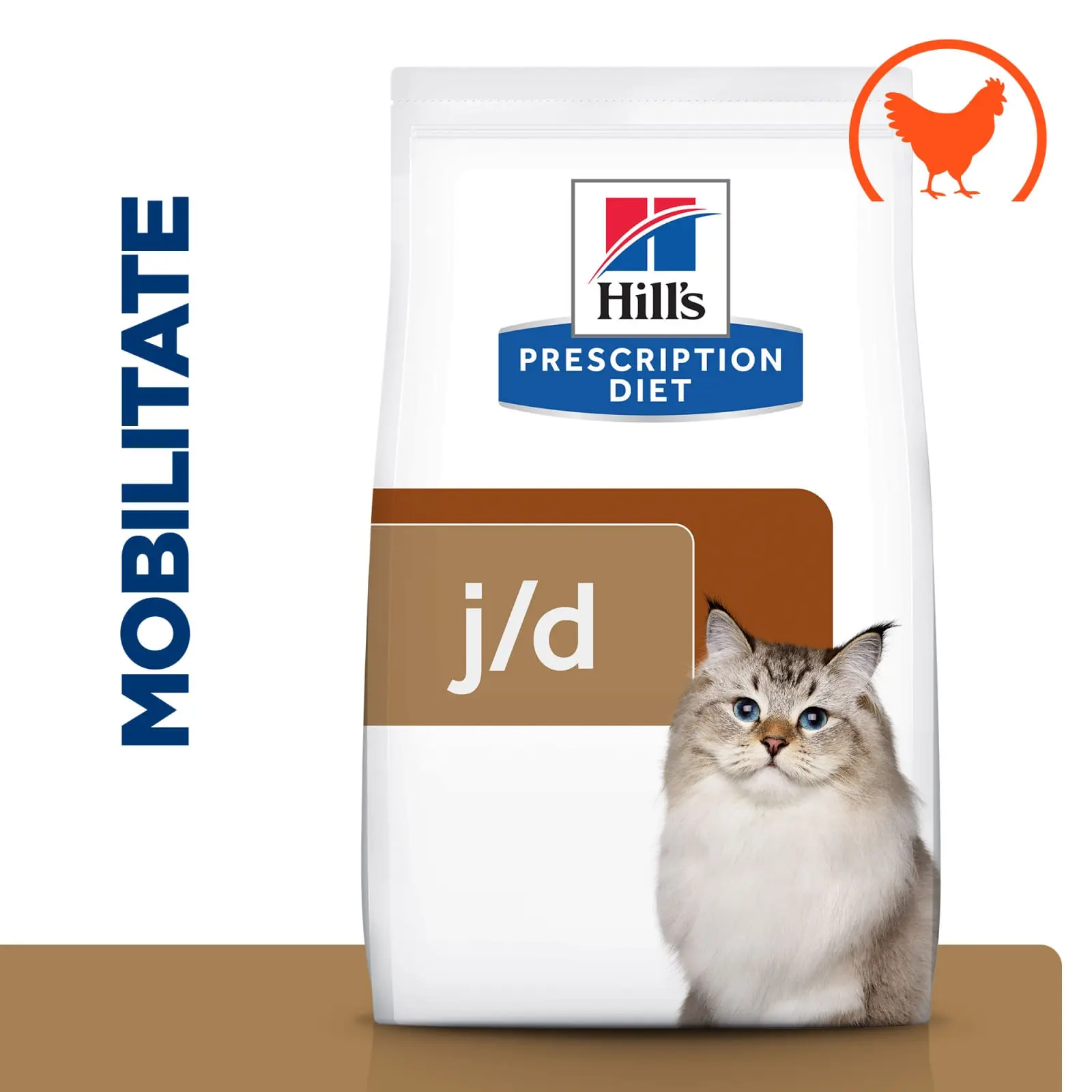 HILL'S Prescription Diet j/d Mobility, Pui, dieta veterinara pisici, hrana uscata, sistem articular, 1.5kg - Image 6