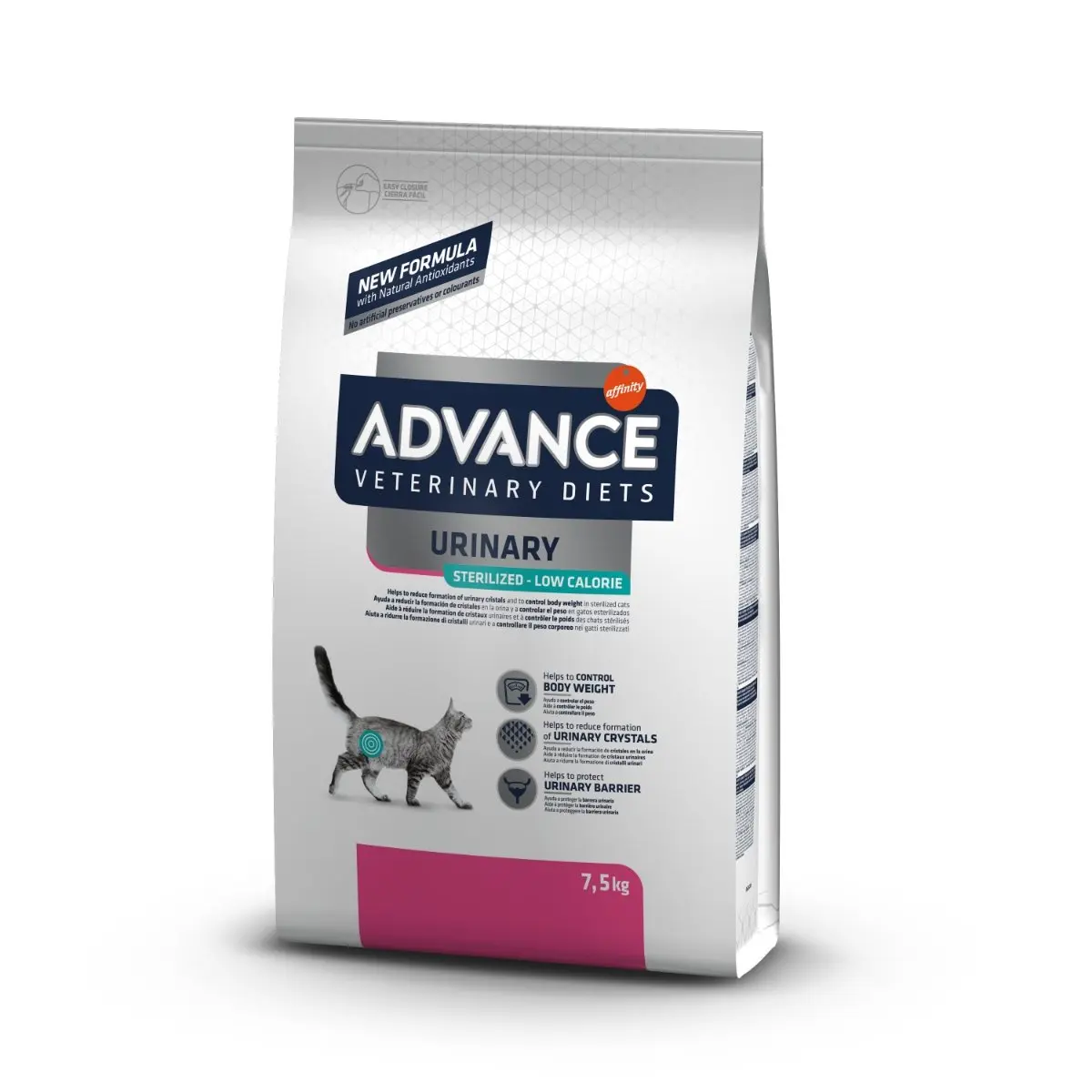 ADVANCE Veterinary Diets Cat Urinary Stress, dieta veterinara, hrana uscata pisici, afectiuni urinare ADVANCE Veterinary Diets Urinary Stress, dieta veterinara pisici, hrana uscata, sistem urinar, 7.5kg - Image 2