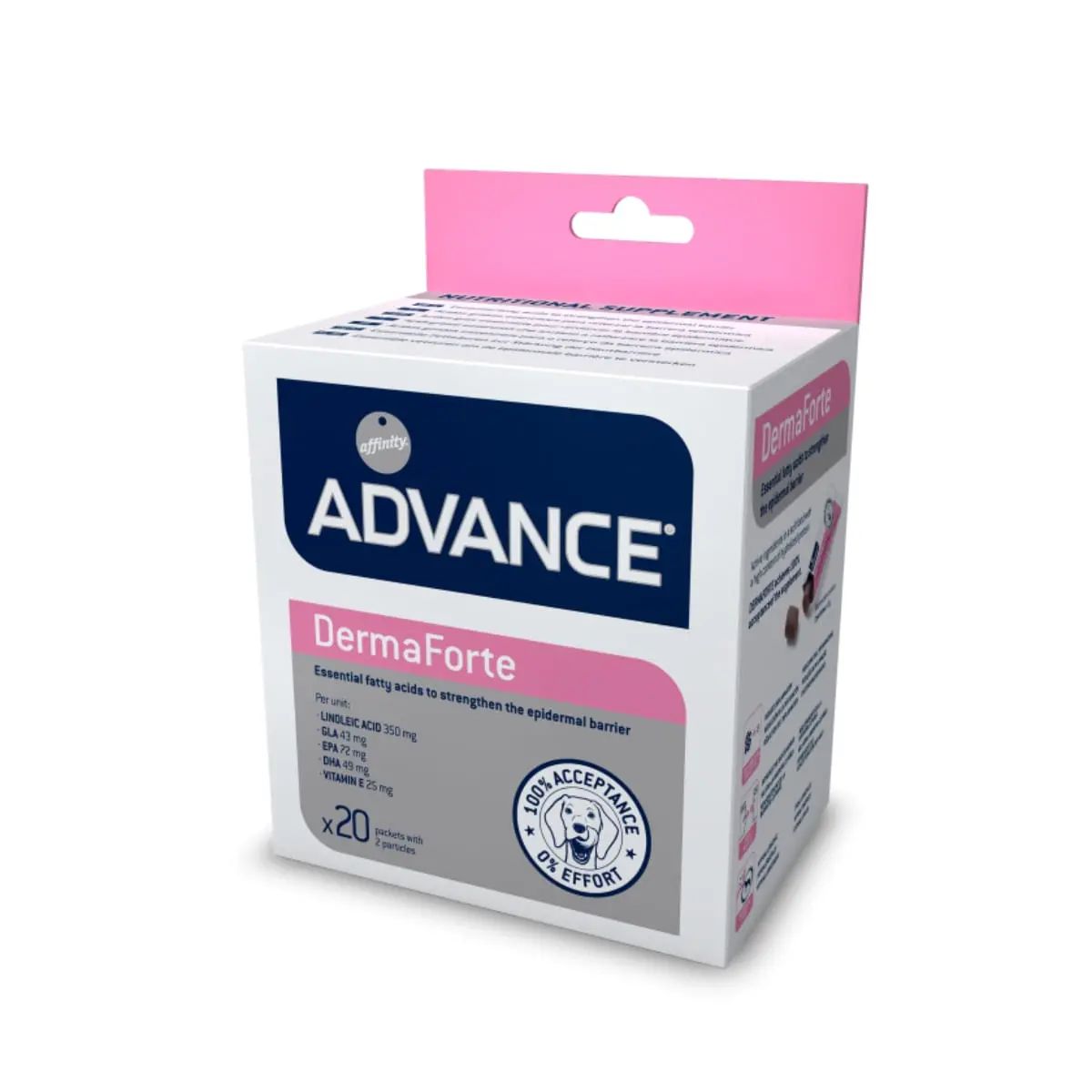 ADVANCE Veterinary Diets Dermaforte, supliment piele & blana caini, 200g - Image 3