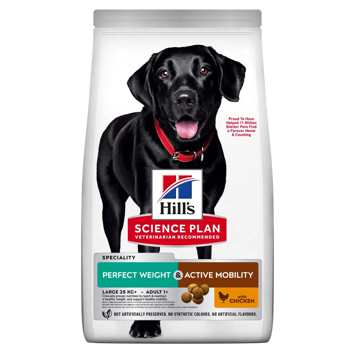 HILL'S SCIENCE PLAN Weight&Mobility, L-XL, Pui, hrana uscata caini, managementul greutatii, sistem articular, 12kg