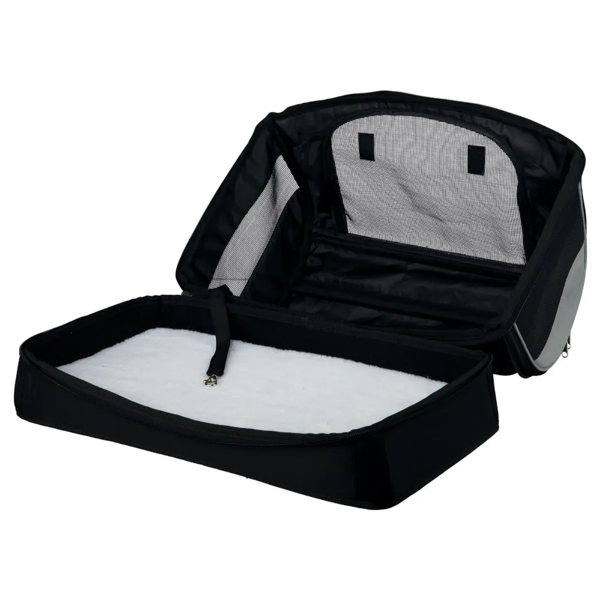 TRIXIE Holly, geanta transport caini si pisici, XS-M(max. 15kg), poliester, deschidere frontala&laterala, cu buzunare, negru si gri, 30 x 30 x 50 cm - Image 2