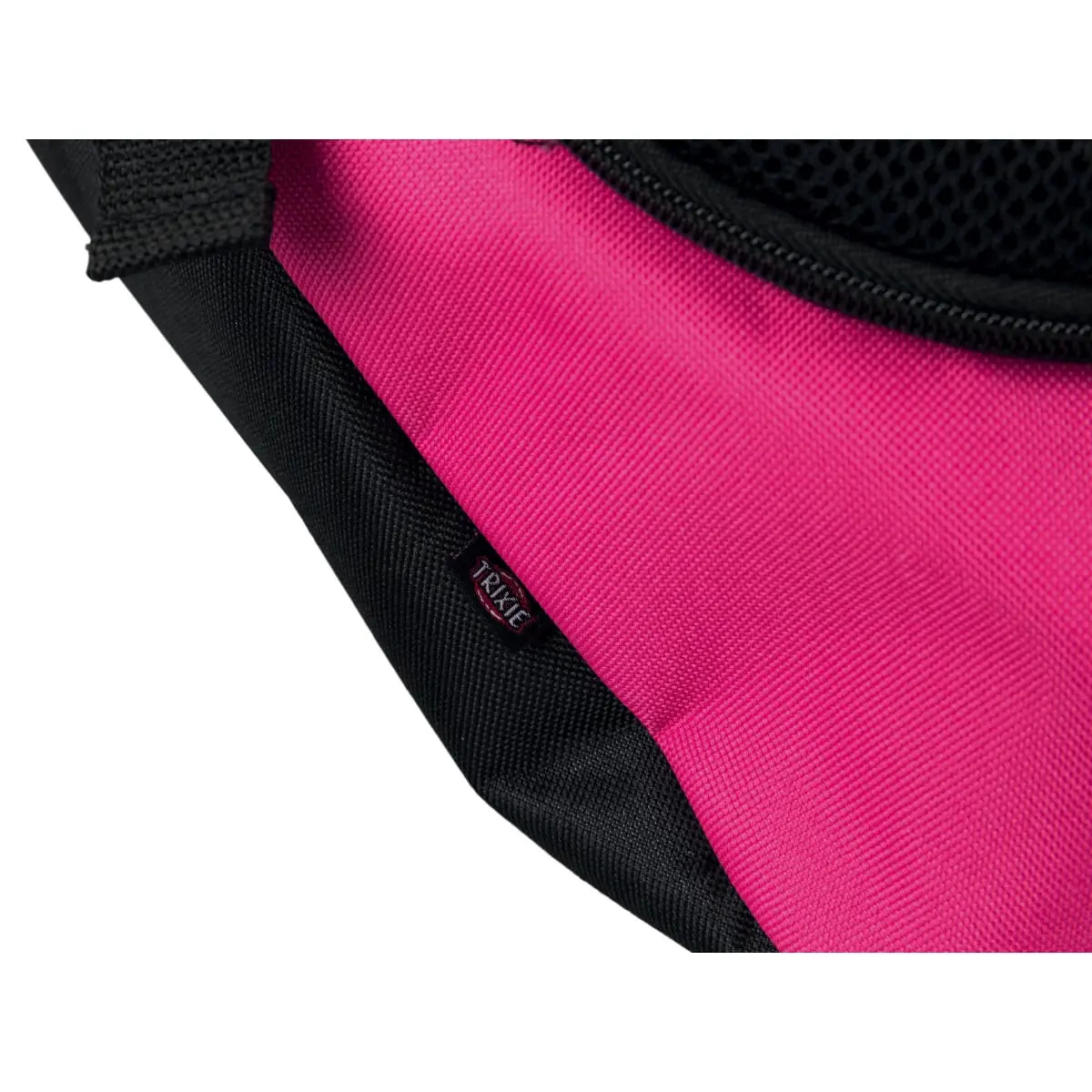 TRIXIE Sling, geanta transport caini si pisici, XS(max. 5kg), poliester, deschidere superioara, cu curea de umar, roz si negru, 50 x 25 x 18 cm - Image 2