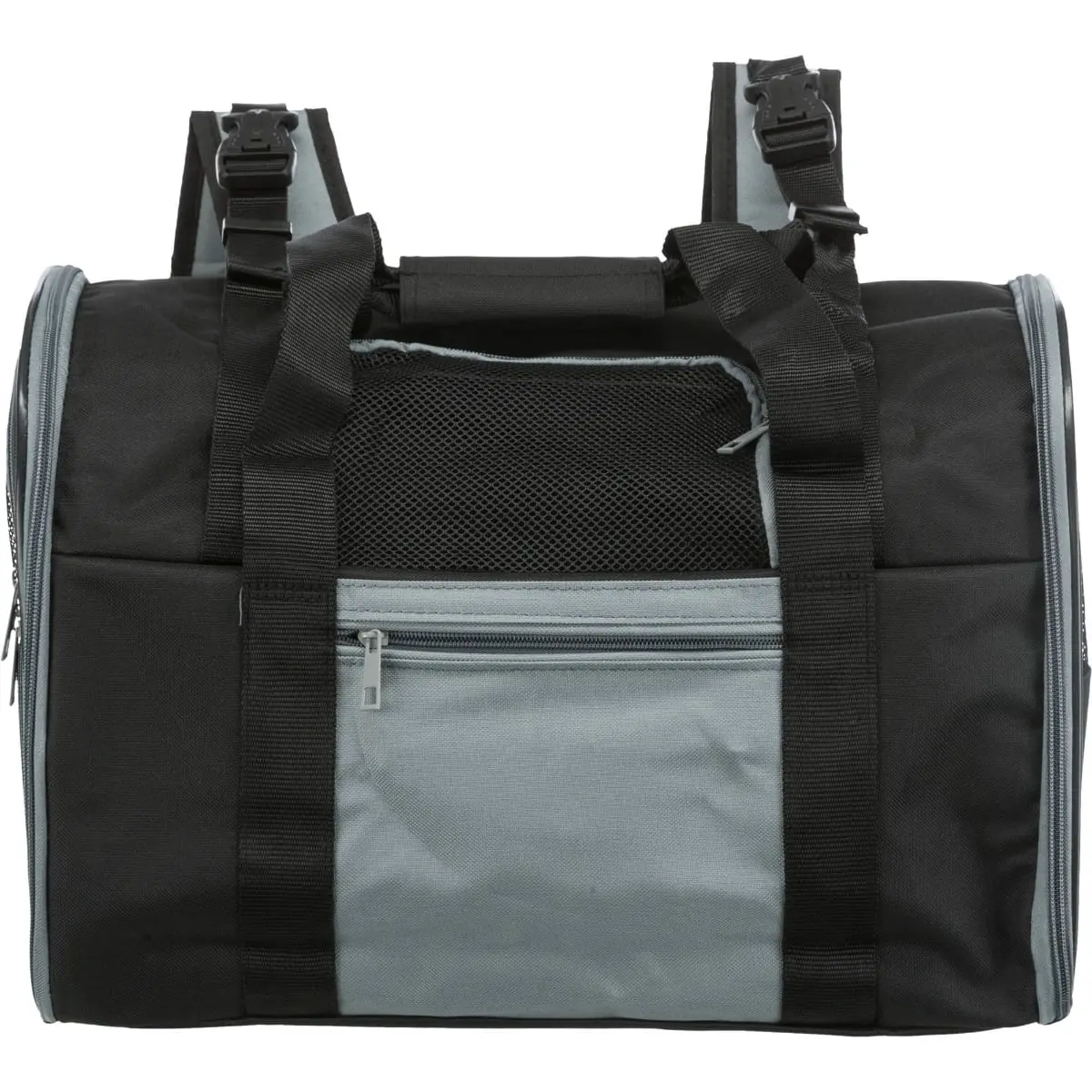 TRIXIE Connor, rucsac transport caini si pisici, XS-S(max. 8kg), nylon, deschidere laterala, cu curea de umar, negru si gri, 42 x 30 x 21 cm - Image 3