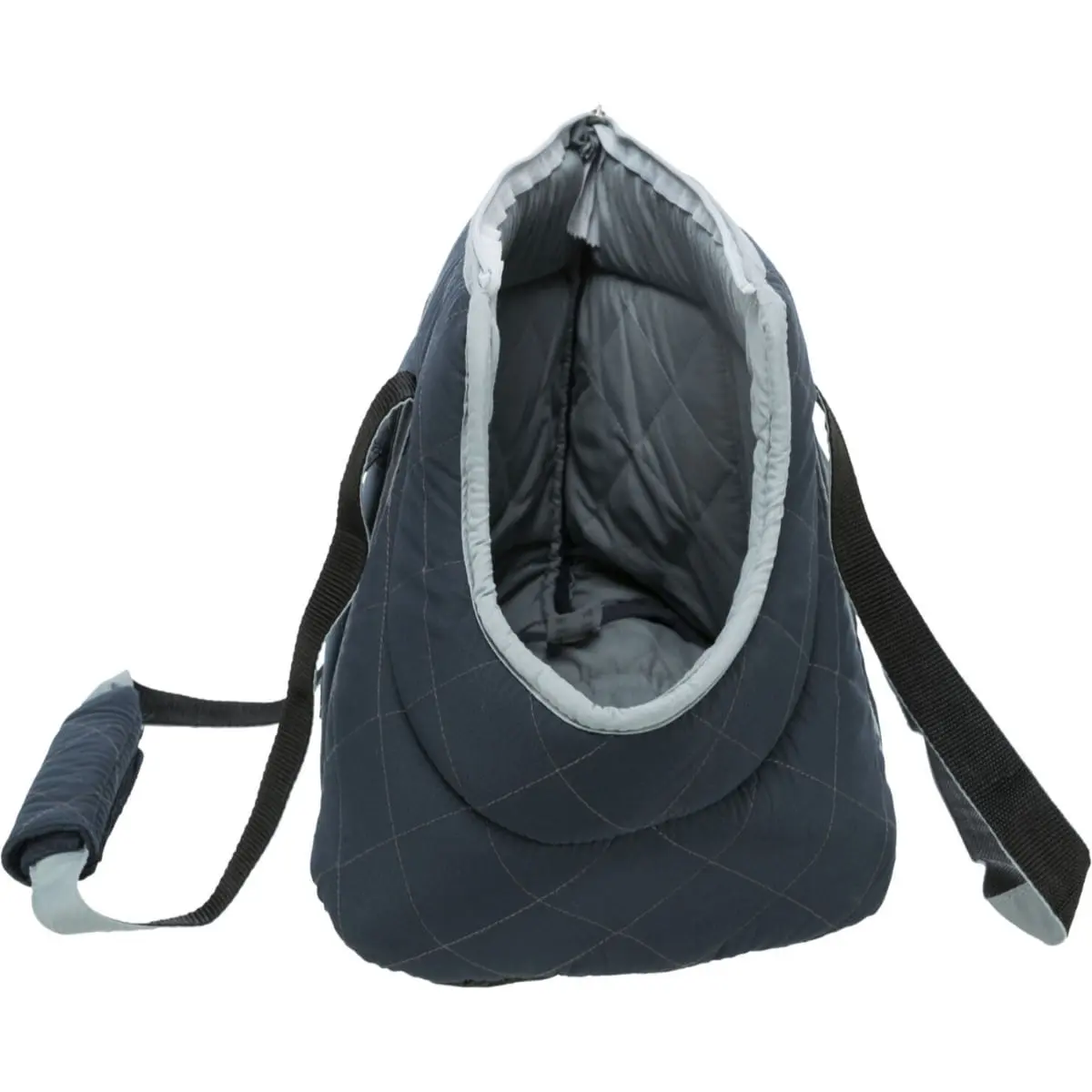 TRIXIE Viktoria, geanta transport caini si pisici, XS(max. 5kg), textil, deschidere superioara, cu buzunare, albastru, 26 x 29 x 50 cm - Image 3