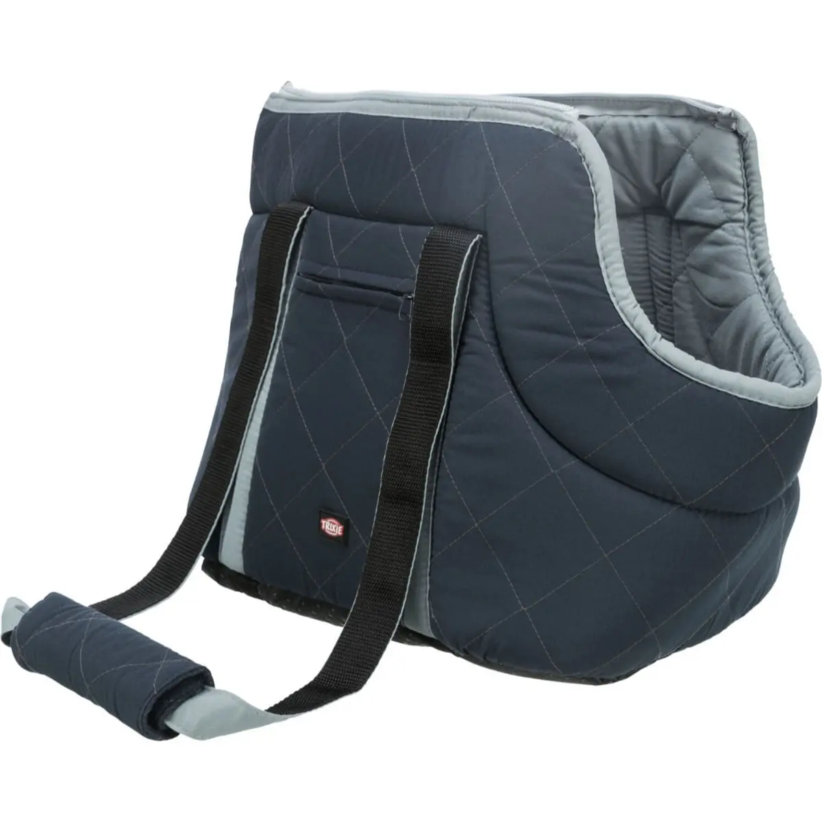 TRIXIE Viktoria, geanta transport caini si pisici, XS(max. 5kg), textil, deschidere superioara, cu buzunare, albastru, 26 x 29 x 50 cm - Image 4