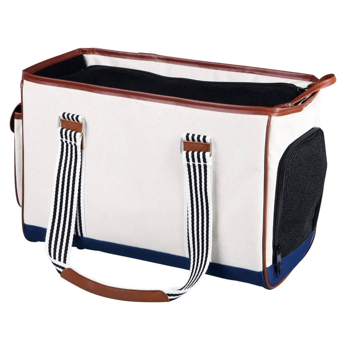 TRIXIE Elisa, geanta transport caini si pisici, XS(max. 5kg), poliester, deschidere frontala&superioara, cu buzunare, alb, 26 x 20 x 41 cm