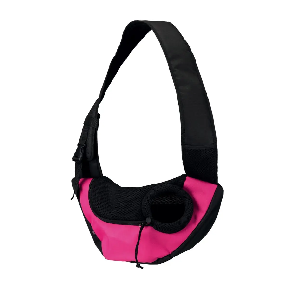 TRIXIE Sling, geanta transport caini si pisici, XS(max. 5kg), poliester, deschidere superioara, cu curea de umar, roz si negru, 50 x 25 x 18 cm - Image 5