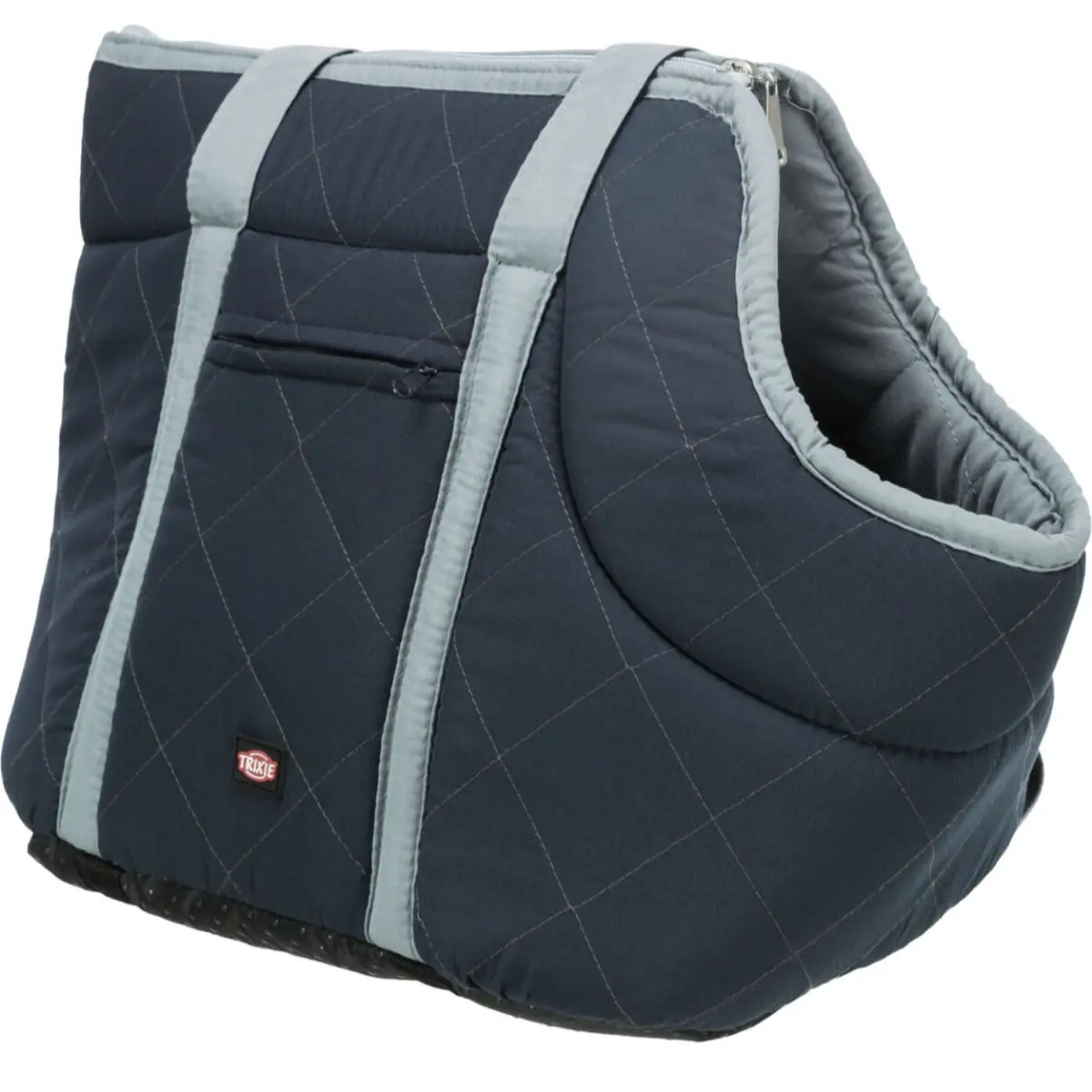 TRIXIE Viktoria, geanta transport caini si pisici, XS(max. 5kg), textil, deschidere superioara, cu buzunare, albastru, 26 x 29 x 50 cm - Image 5