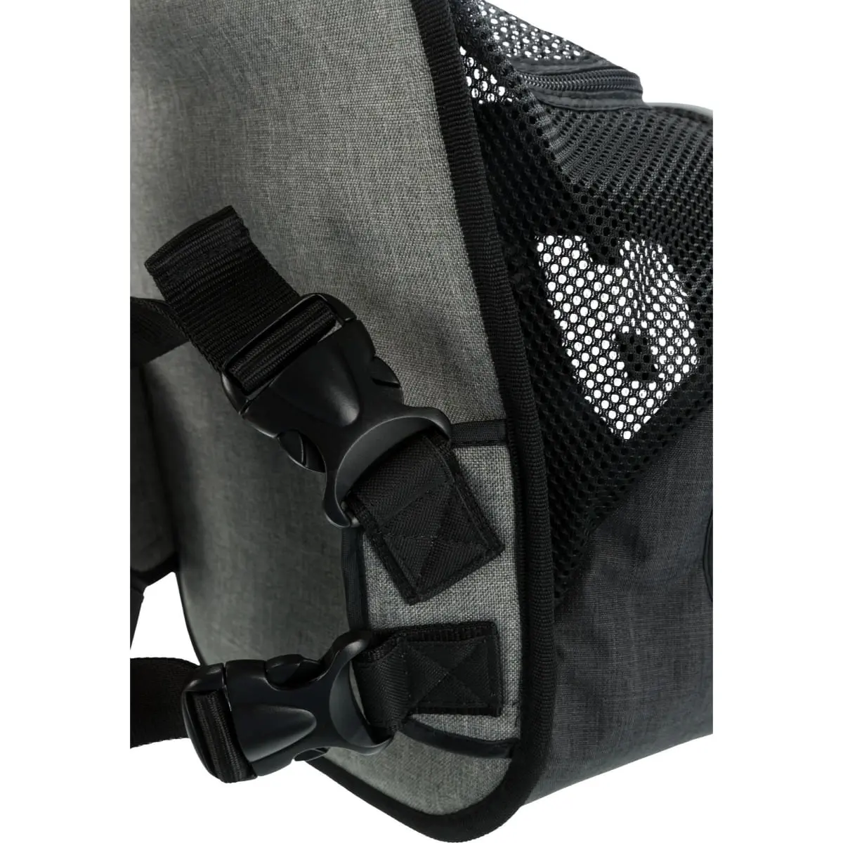 TRIXIE Savina, rucsac transport caini si pisici, XS-S(max. 10kg), poliester, deschidere frontala&superioara, negru si gri, 30 x 26 x 33 cm - Image 8