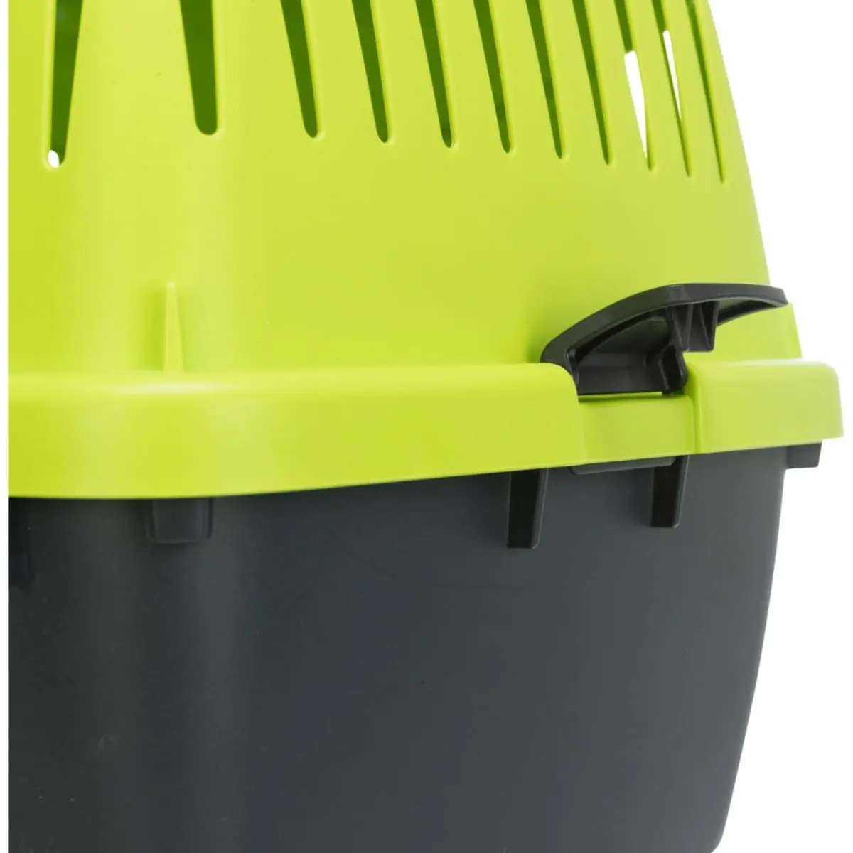 TRIXIE Capri, cusca transport caini si pisici, XS(max. 2.5kg), plastic, deschidere frontala, verde si gri, 26 x 25 x 39 cm - Image 2