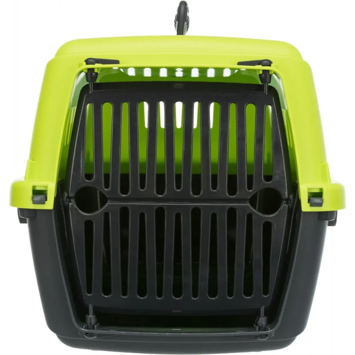 TRIXIE Capri, cusca transport caini si pisici, XS(max. 2.5kg), plastic, deschidere frontala, verde si gri, 26 x 25 x 39 cm - Image 3
