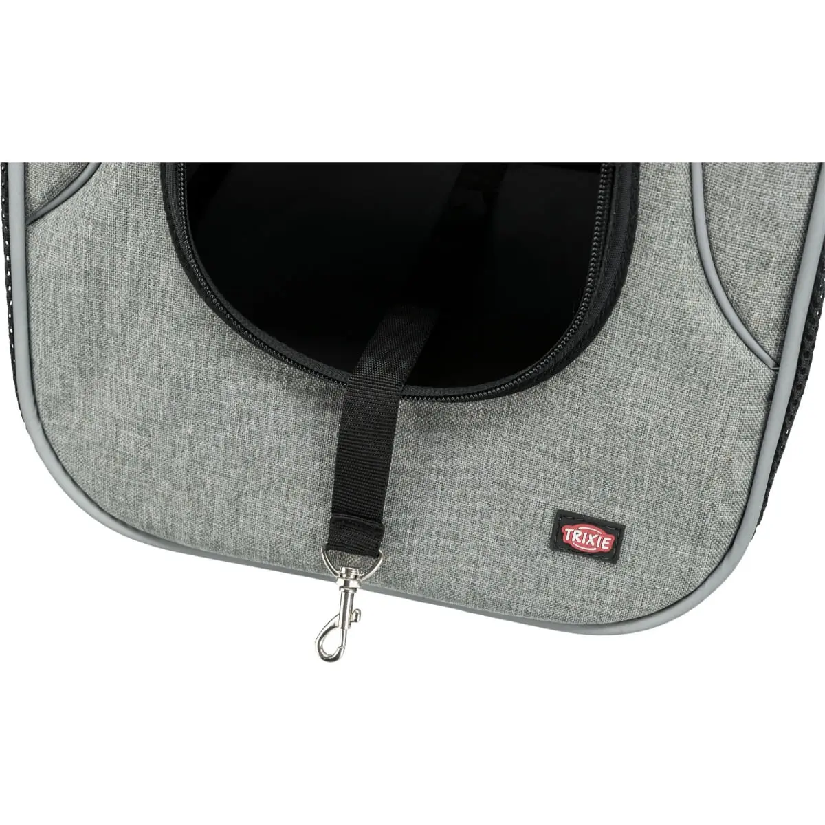 TRIXIE Savina, rucsac transport caini si pisici, XS-S(max. 10kg), poliester, deschidere frontala&superioara, negru si gri, 30 x 26 x 33 cm - Image 14