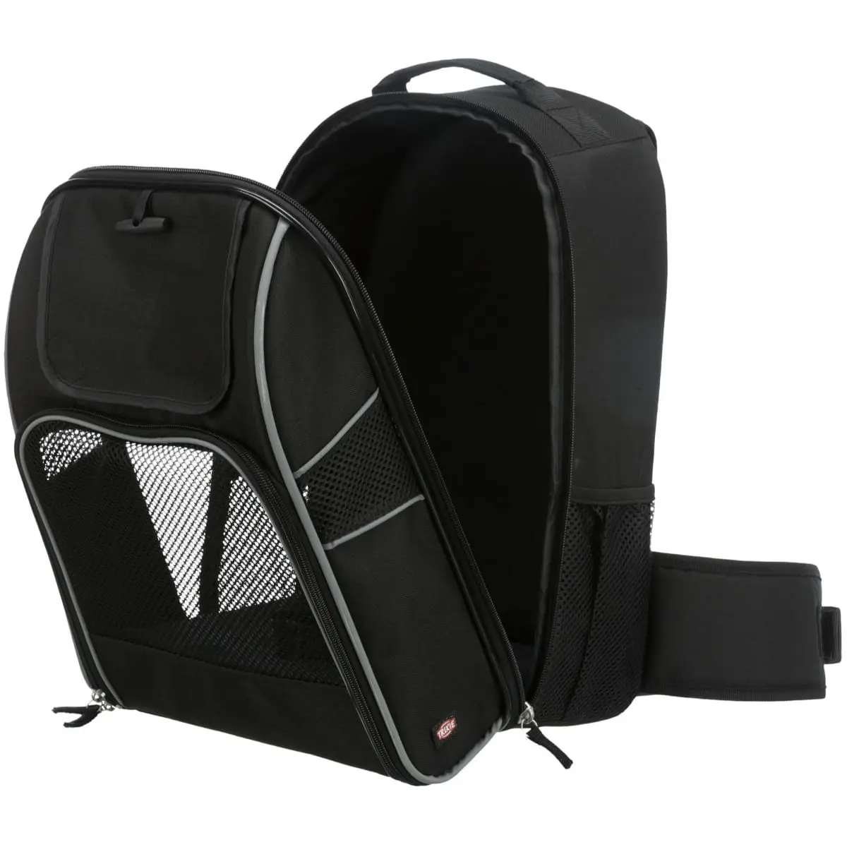 TRIXIE Wiliam, rucsac transport caini, XS-L(max. 30kg), poliester, deschidere frontala, cu buzunare, negru, 33 x 43 x 23 cm - Image 2