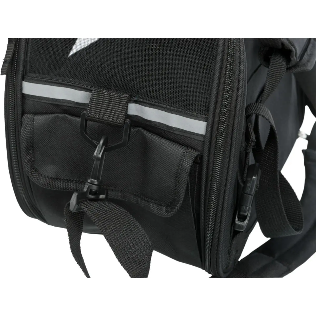 TRIXIE Madison, geanta transport caini si pisici, poliester, deschidere laterala, cu curea de umar, cu buzunare TRIXIE Madison, geanta transport caini si pisici, XS(max. 5kg), poliester, deschidere laterala, cu curea de umar, cu buzunare, negru, 19 x 28  - Image 2