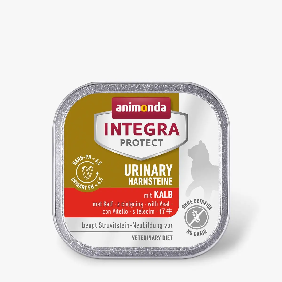INTEGRA PROTECT Urinary Struvite, Vitel, dieta veterinara, tavita hrana umeda fara cereale pisici, sistem urinar, (in aspic), 100g - Image 2