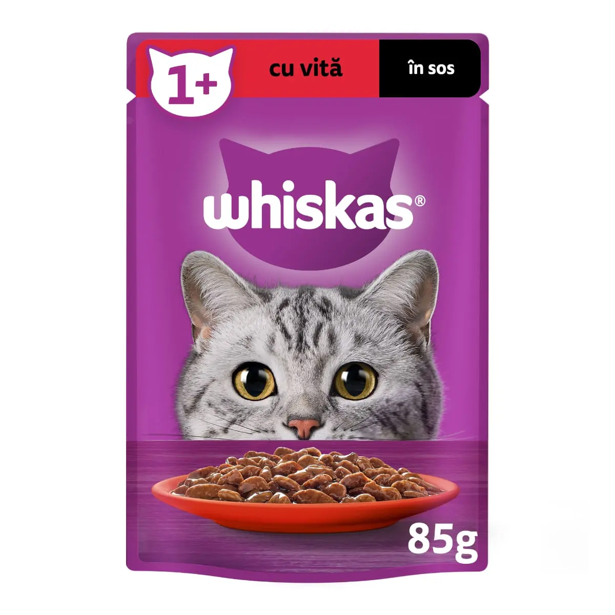 WHISKAS, Vita, plic hrana umeda pisici, (in sos), 85g