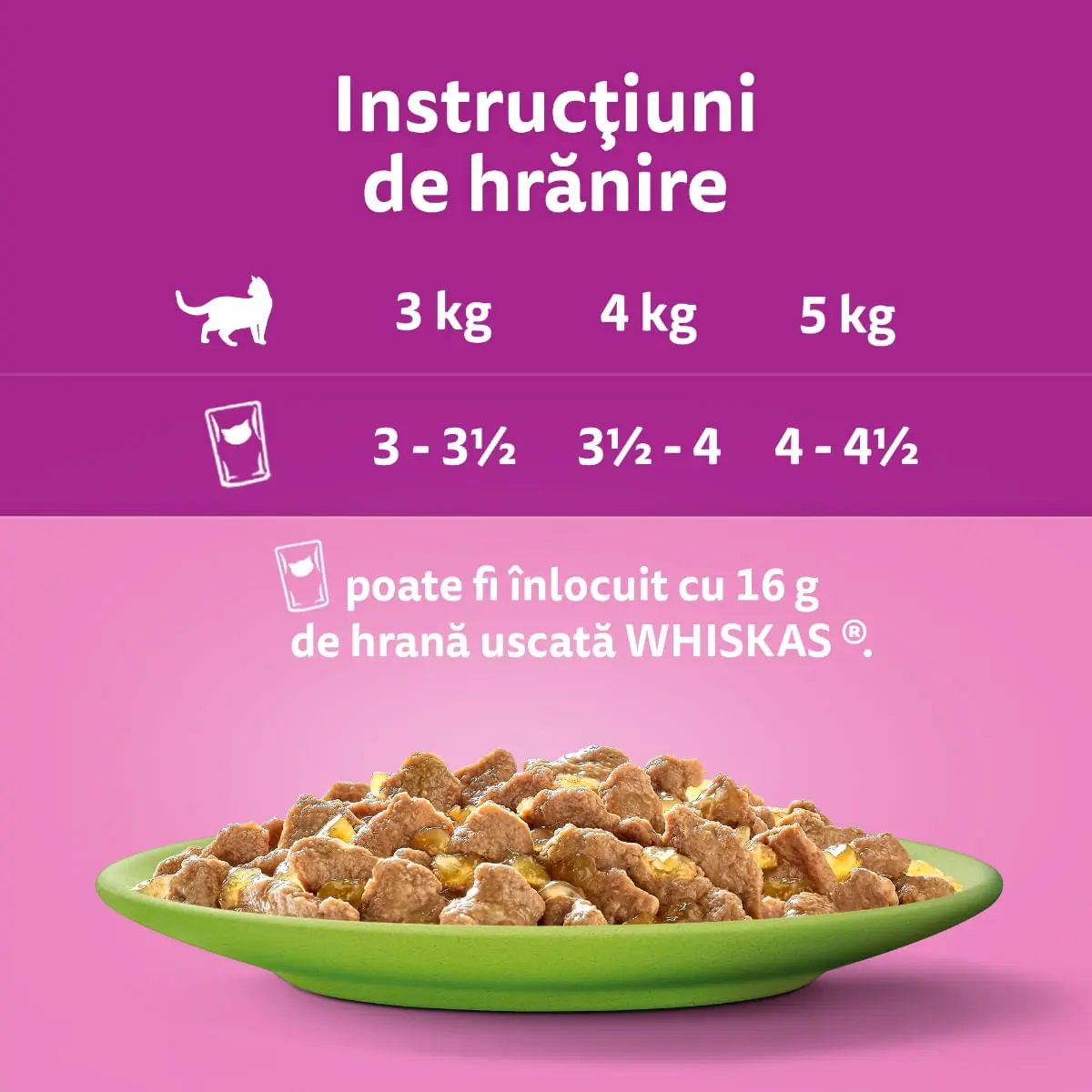 WHISKAS Selectii Mixte, Vita, Pui, Somon si Ton, hrana umeda pisici, (in aspic), multipack WHISKAS Selectii Mixte, Vita, Pui, Somon si Ton, plic hrana umeda pisici, (in aspic), multipack, 85g x 40 - Image 6