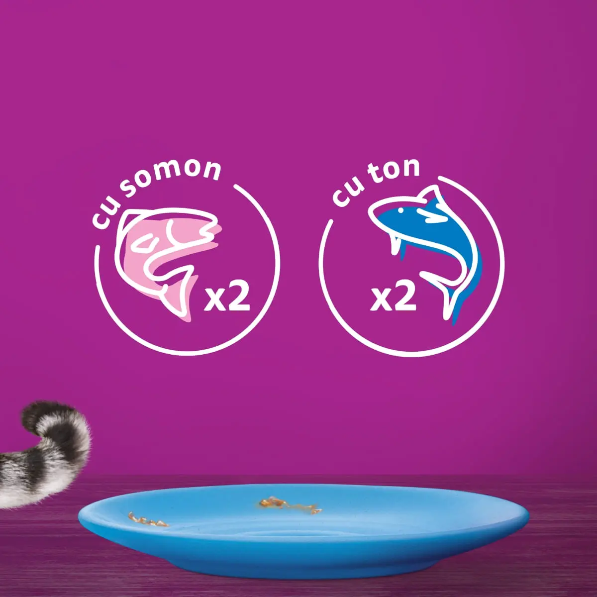 WHISKAS Selectii Peste, Somon si Ton, plic hrana umeda pisici, (in aspic), multipack, 85g x 4 - Image 7