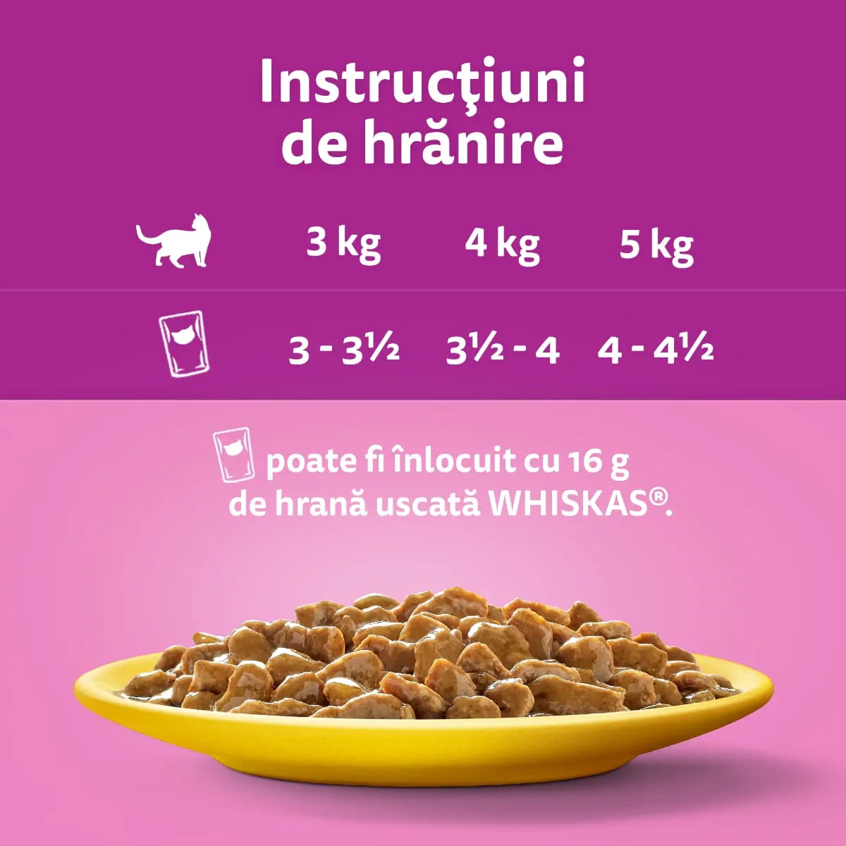 WHISKAS Selectii Pasare, Pui si Curcan, plic hrana umeda pisici, (in sos), multipack, 85g x 4 - Image 9