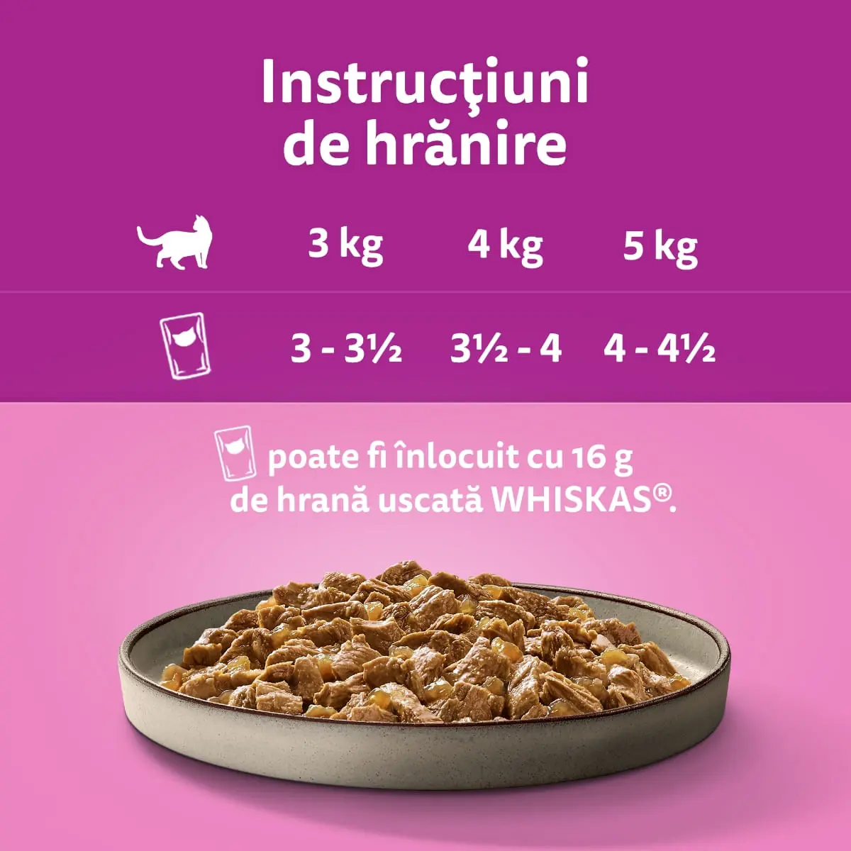 WHISKAS Pure Delight Mixed Selection, Vita, Pui, Somon si Ton, plic hrana umeda pisici, (in aspic), multipack, 85g x 12 - Image 8