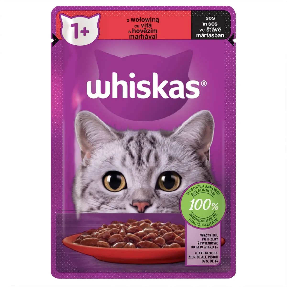 WHISKAS, Vita, plic hrana umeda pisici, (in sos), 85g - Image 7