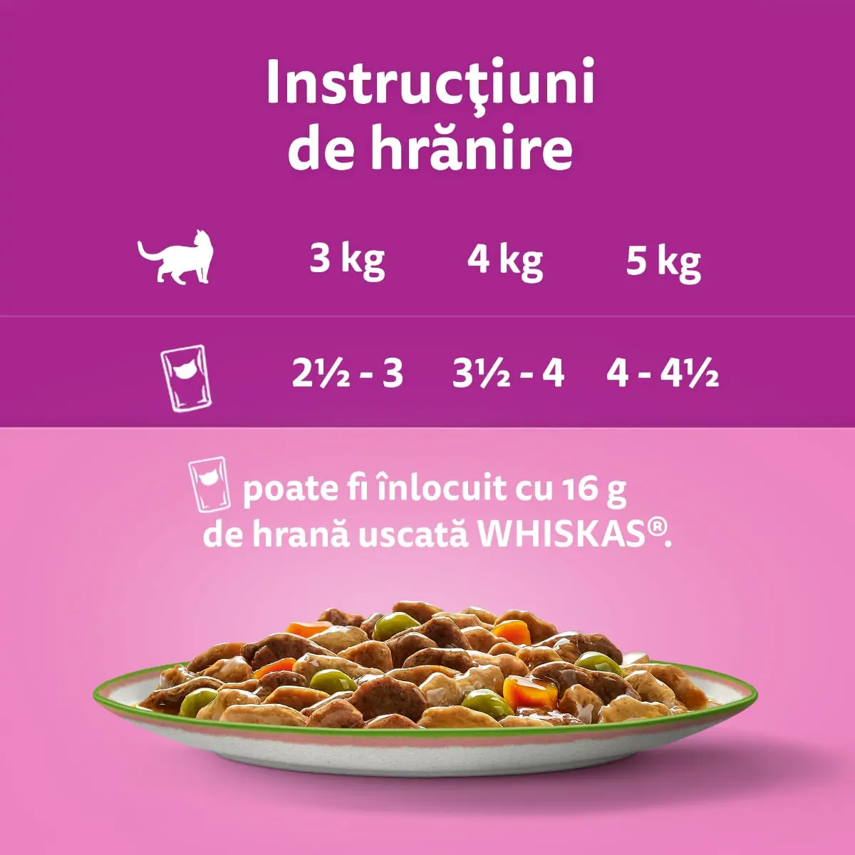 WHISKAS Tasty Mix Chef's Choice, Somon, Vita, Pui si Pasare, Pui si Curcan, Pui si Cod, plic hrana umeda pisici, (in sos), multipack, 85g x 12 - Image 5