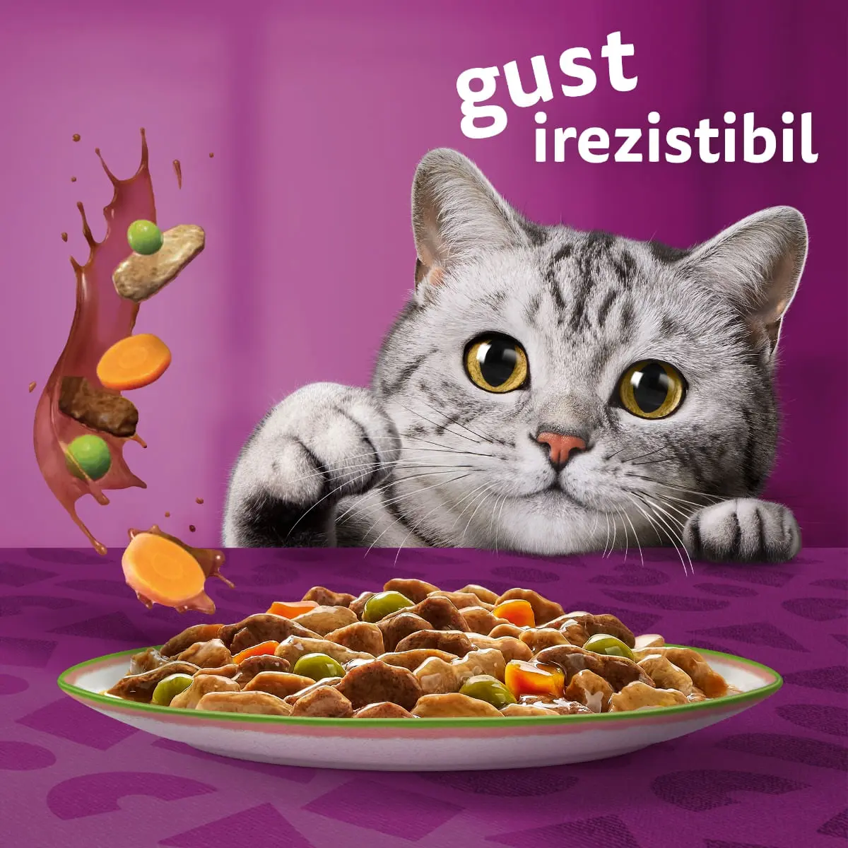 WHISKAS Tasty Mix Chef's Choice, Somon, Vita, Pui si Pasare, Pui si Curcan, Pui si Cod, plic hrana umeda pisici, (in sos), multipack, 85g x 12 - Image 14