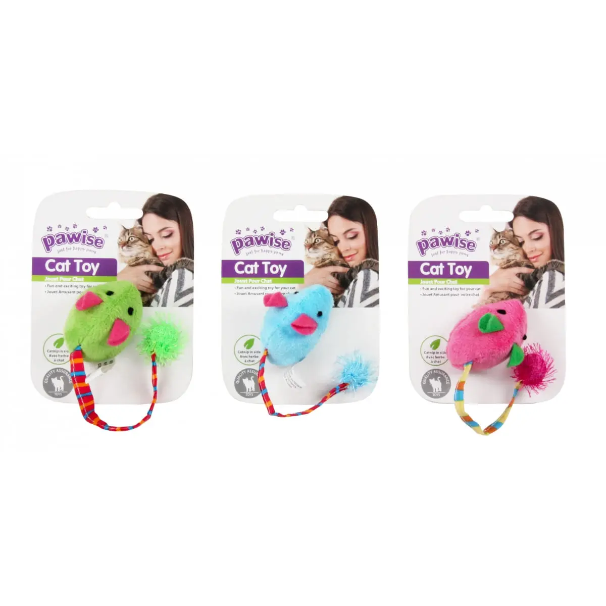 PAWISE Soricel, jucarie de plus pisici, plus, activitati fizice, diverse culori