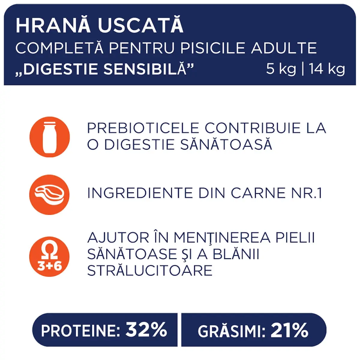 CLUB 4 PAWS Sensitive, Pui, hrana uscata pisici, sistem digestiv, 2kg - Image 5