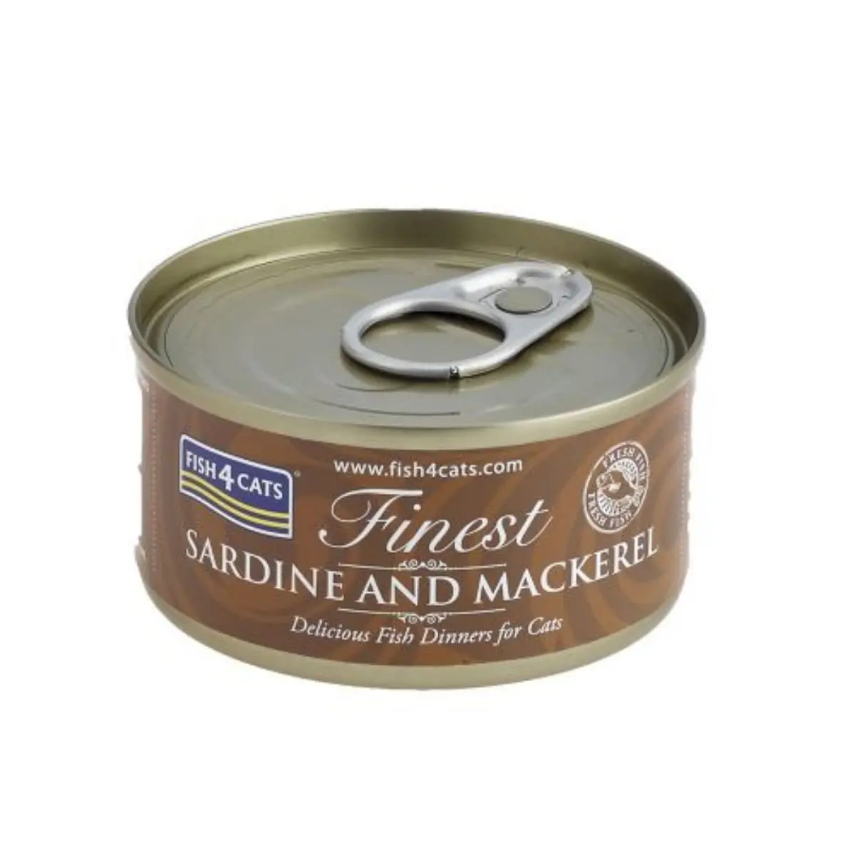 FISH4CATS Finest, Sardine si Macrou, conserva hrana umeda pisici, (in supa), 70g - Image 3