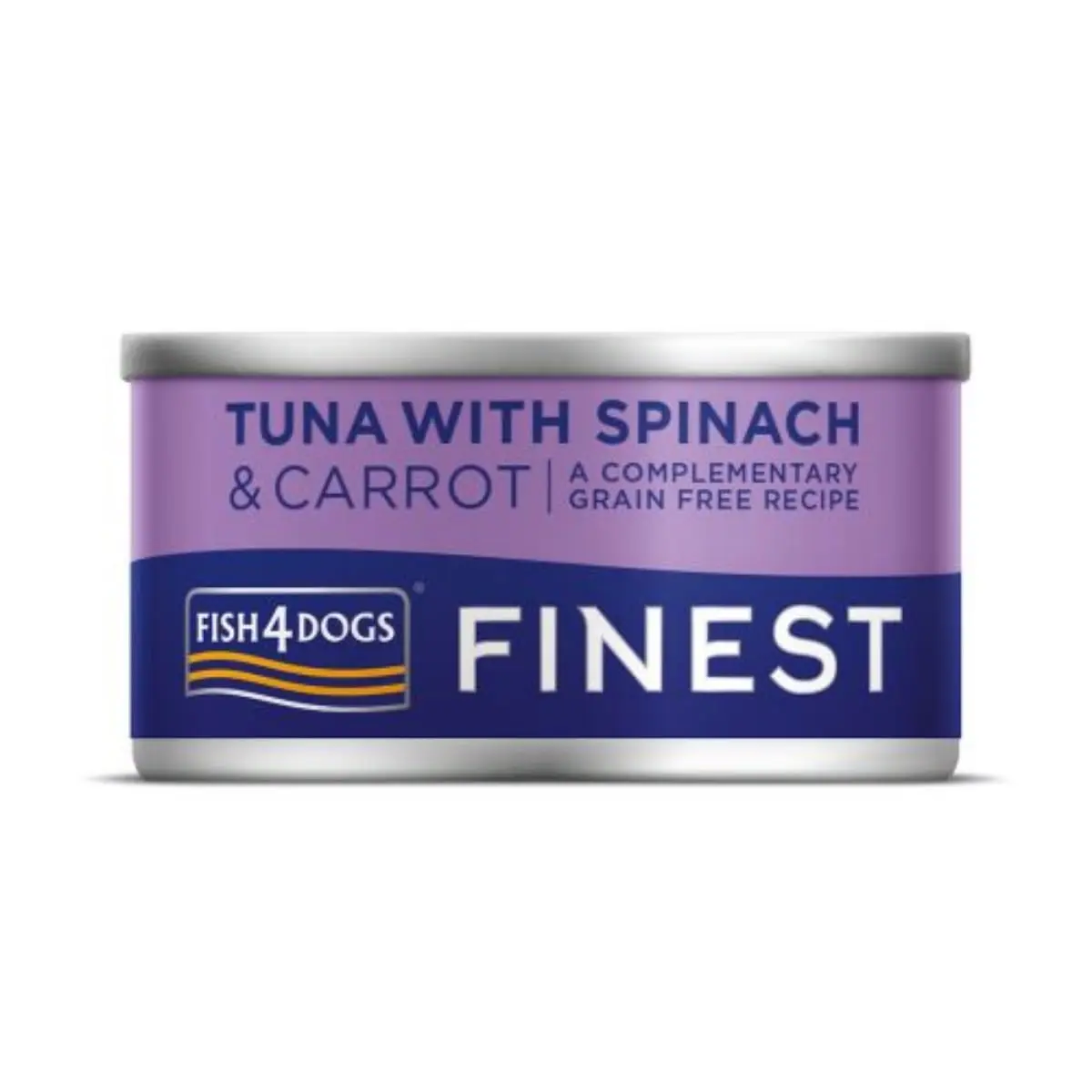 FISH4DOGS Finest, XS-XL, Macrou si Morcov, conserva hrana umeda fara cereale caini, (in suc propriu), 85g