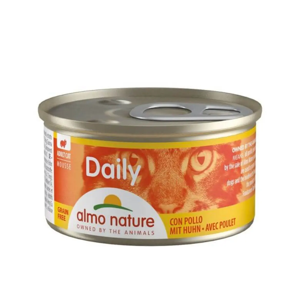 ALMO NATURE Daily Cat, Pui, conserva hrana umeda fara cereale pisici, (pate), 85g - Image 2