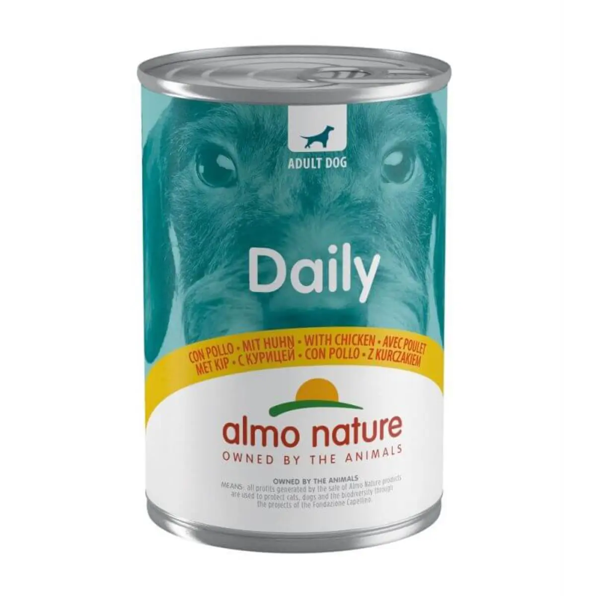 ALMO NATURE Daily Dog, XS-XL, Pui, conserva hrana umeda fara cereale caini, (pate), 400g