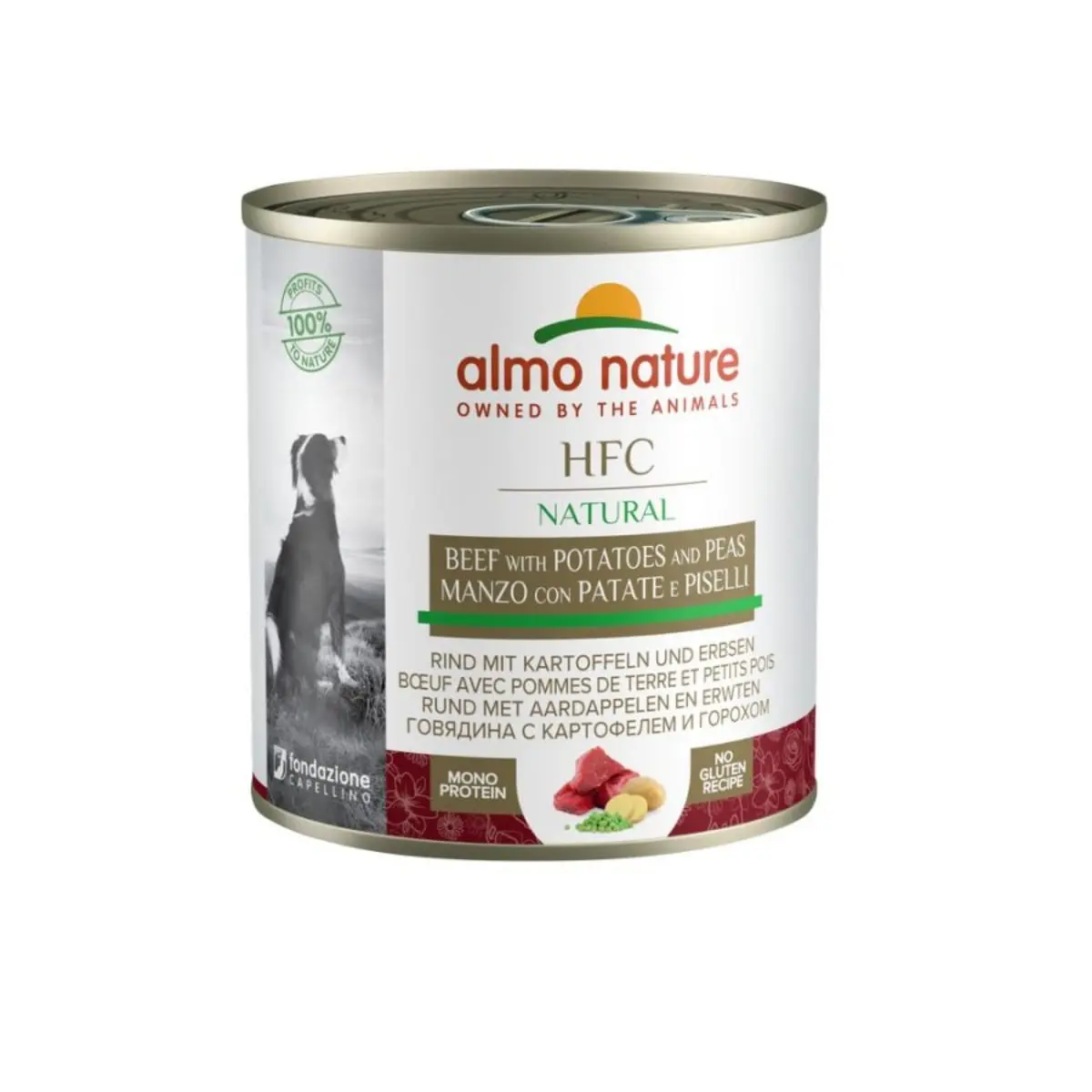 ALMO NATURE HFC, XS-XL, Vita si Cartofi, conserva hrana umeda caini, (in supa), 280g - Image 2