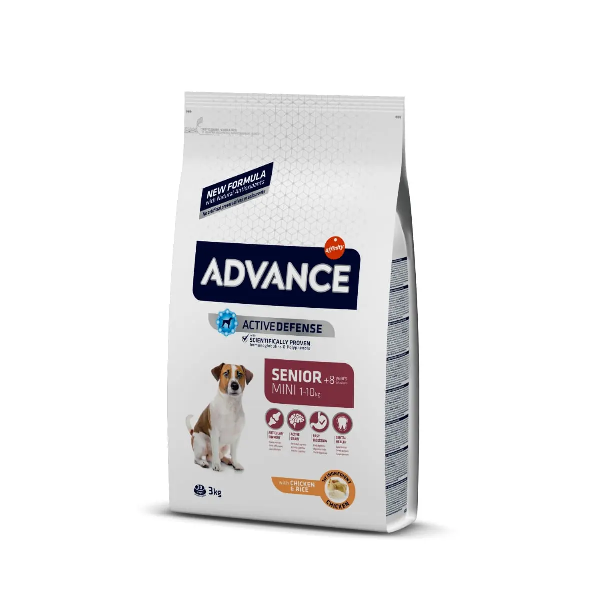ADVANCE Vitality +7 Mini, XS-S, Pui, hrana uscata caini senior, 3kg - Image 2