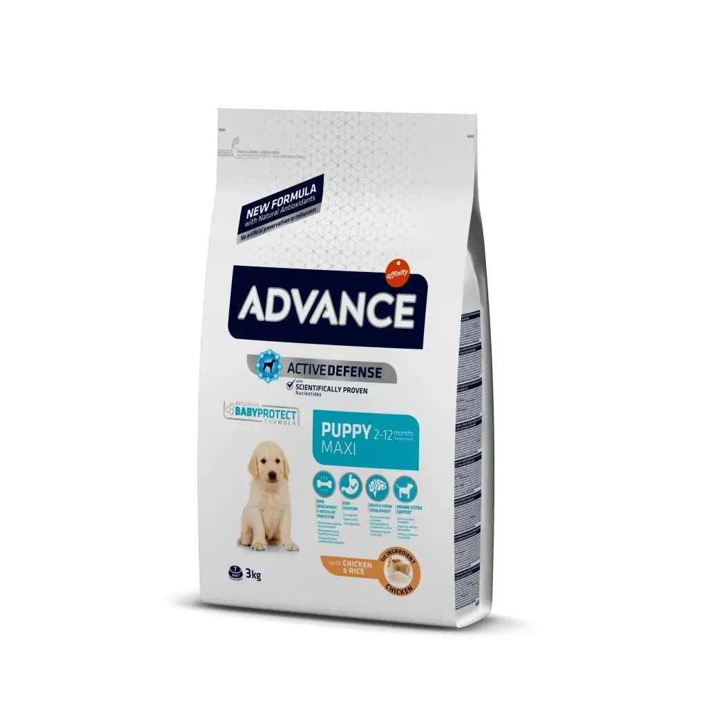 ADVANCE Dog Maxi Puppy Protect, L-XL, Pui, hrana uscata caini junior ADVANCE Maxi Puppy, L-XL, Pui, hrana uscata caini junior, 3kg - Image 2