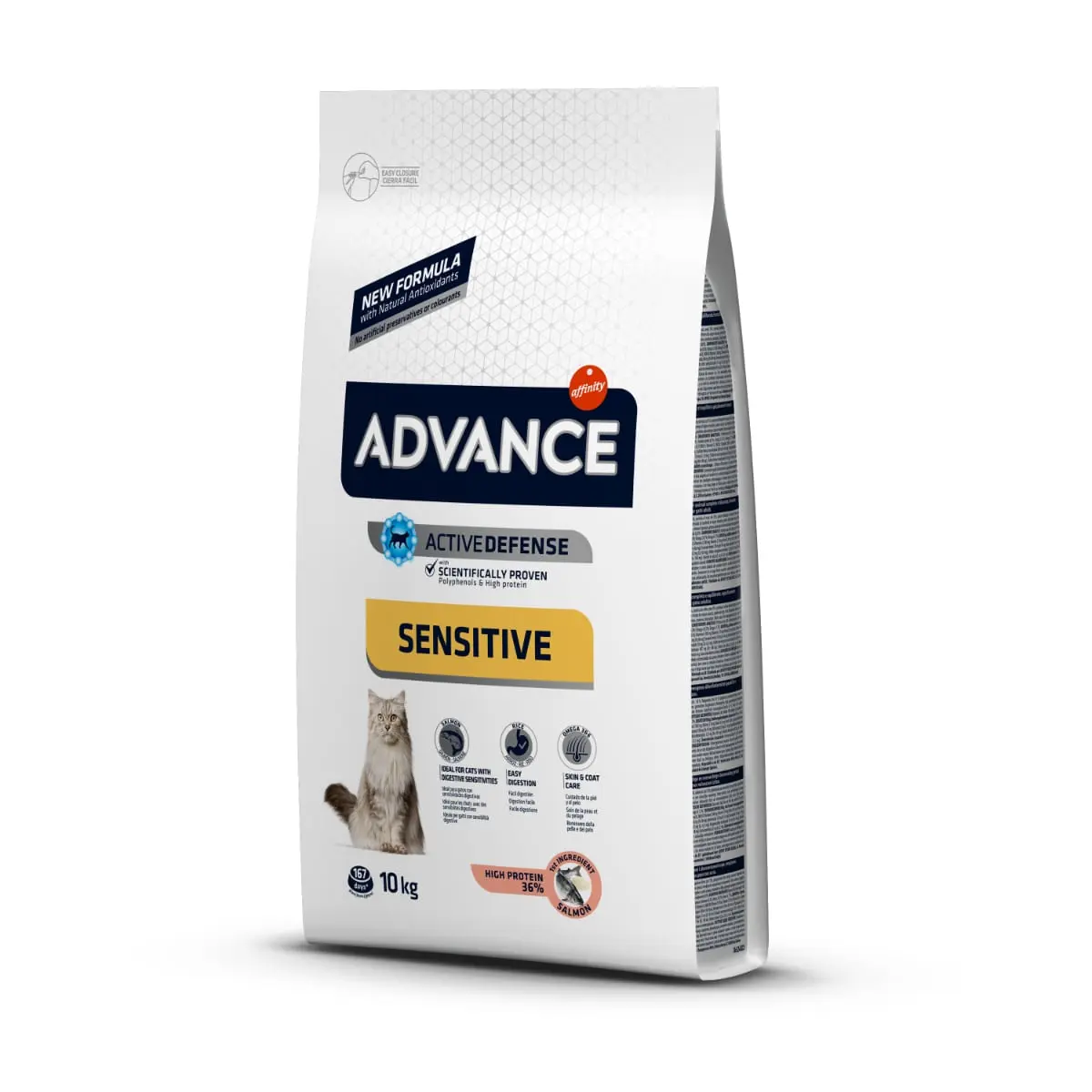 ADVANCE Sensitive Care, Somon, hrana uscata pisici, sistem digestiv, 10kg - Image 2