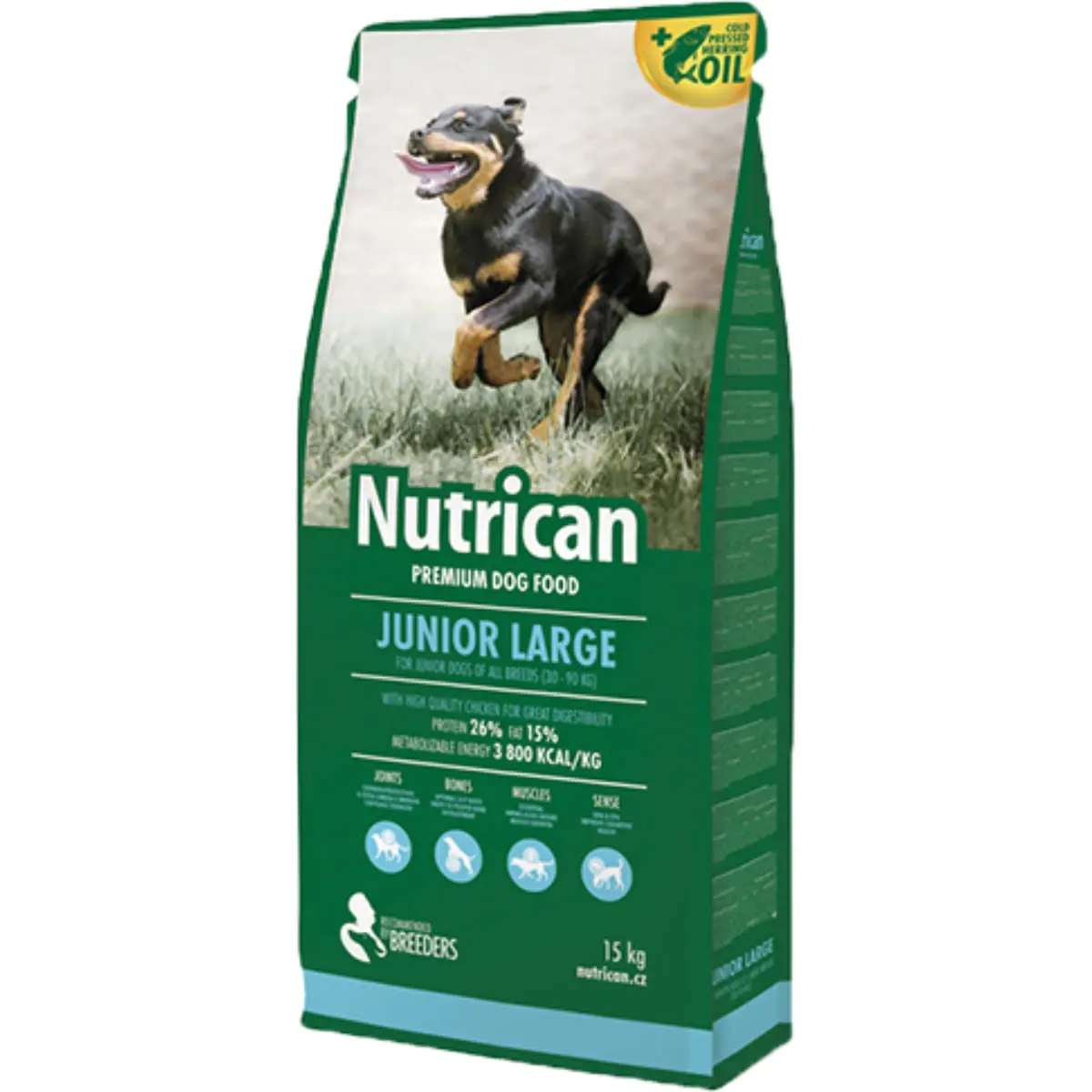 NUTRICAN Junior Large, L-XL, Pui, hrana uscata caini junior, 15kg