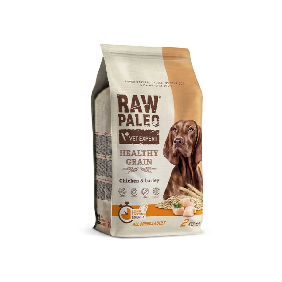 RAW PALEO Healthy Grain, XS-XL, Pui, hrana uscata caini, 10kg - Image 2