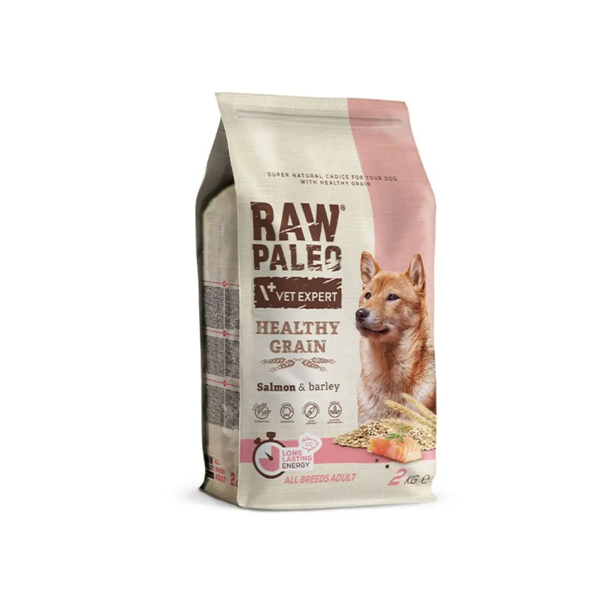RAW PALEO Healthy Grain, XS-XL, Somon, hrana uscata caini, 10kg - Image 2