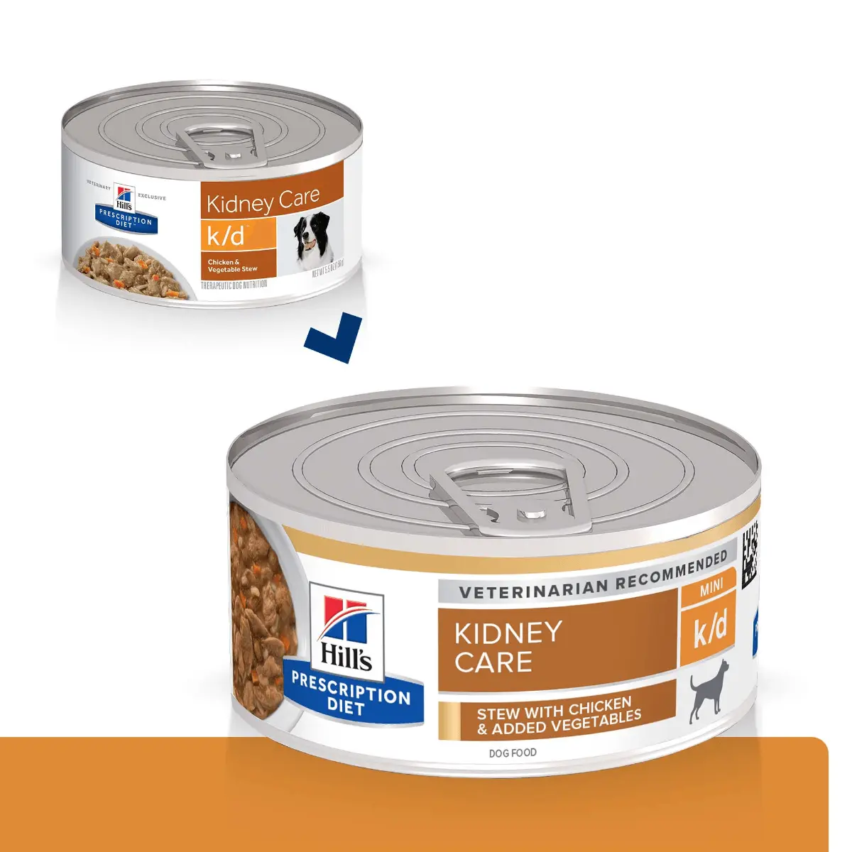 HILL'S Prescription Diet k/d Kidney Care, Pui cu Legume, dieta veterinara caini, conserva hrana umeda, afectiuni renale, 156g - Image 3