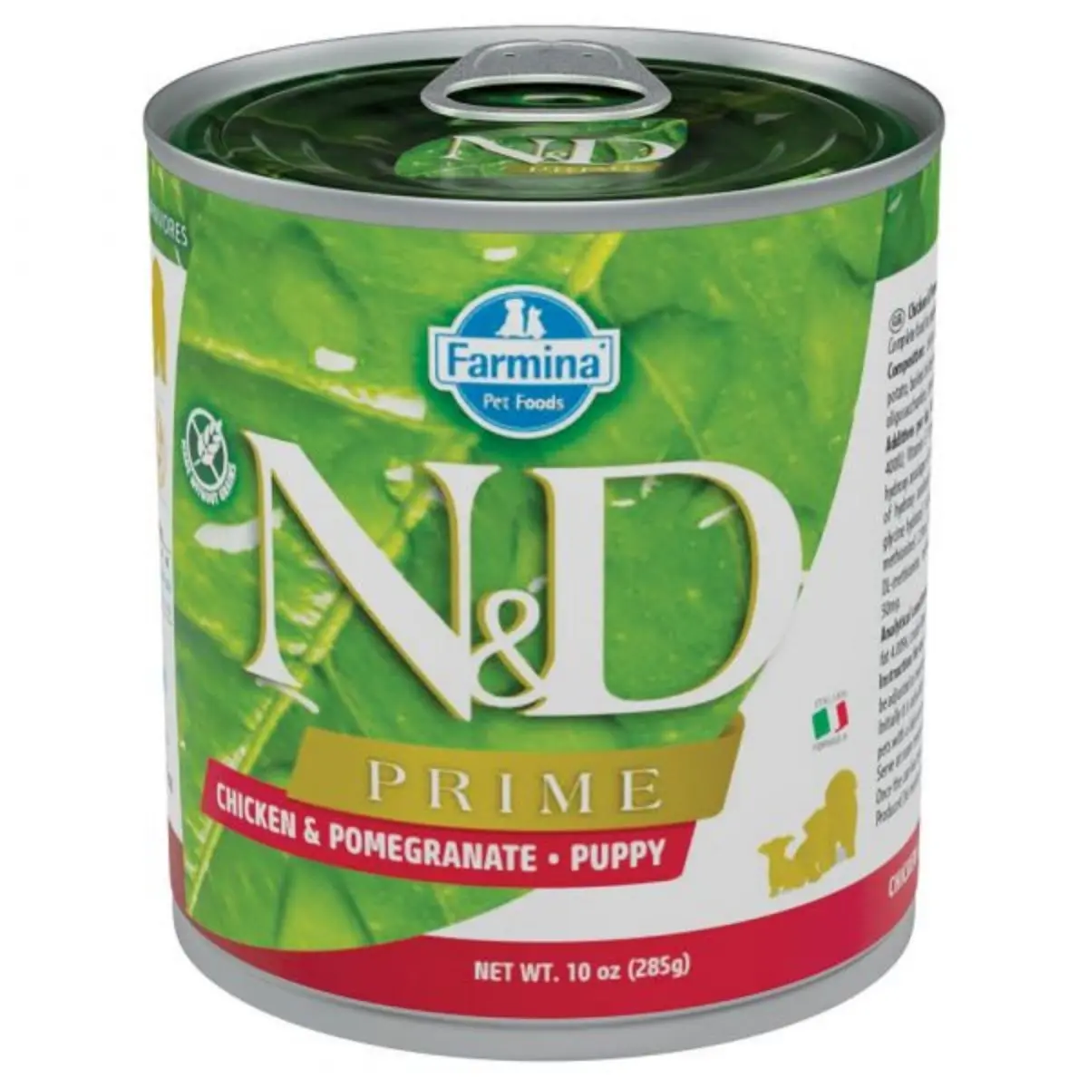 N&D Prime Puppy, XS-XL, Pui si Rodie, conserva hrana umeda fara cereale caini junior, (in sos), 285g