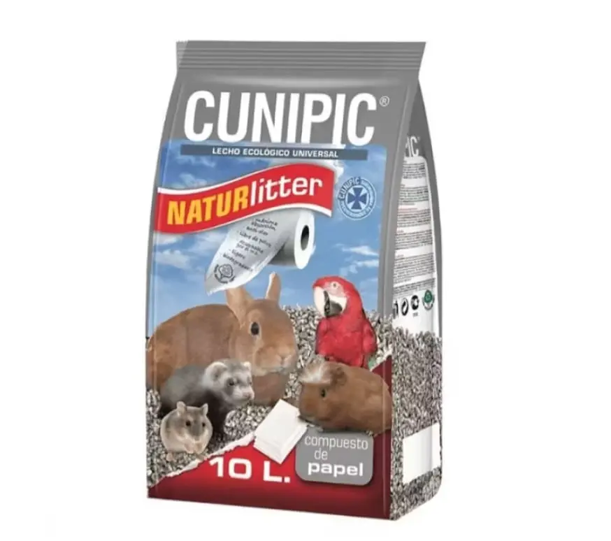 CUNIPIC asternut igienic animale mici, hartie, natural, 10l